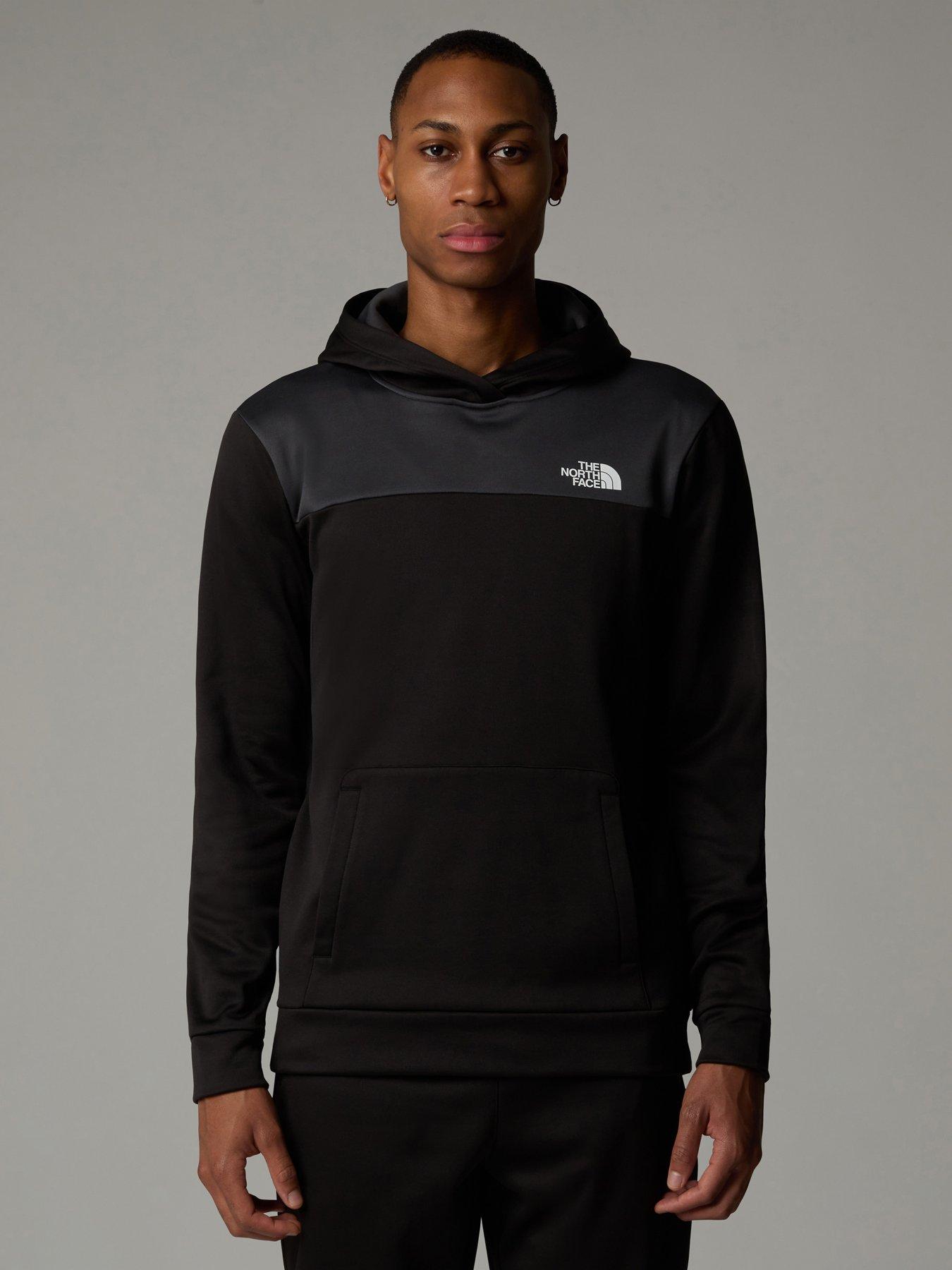 the-north-face-mens-reaxion-fleece-po-hoodie-blackfront