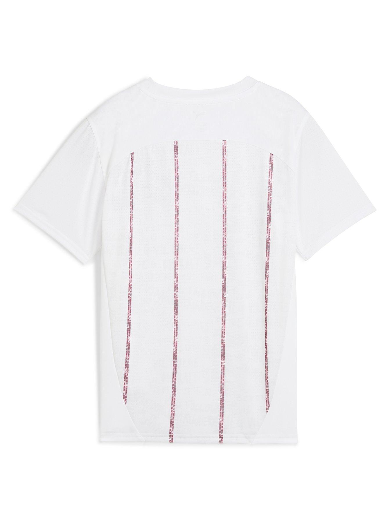 Image 3 of 3 of Puma Junior MCFC Prematch Short Sleeve Jersey - White