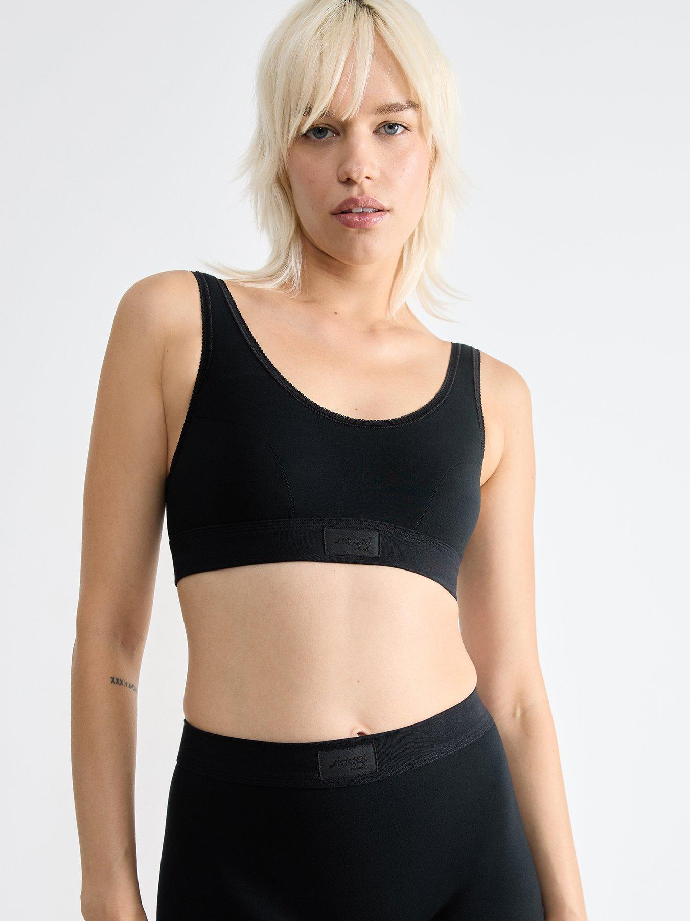 sloggi-double-comfort-crop-top-black