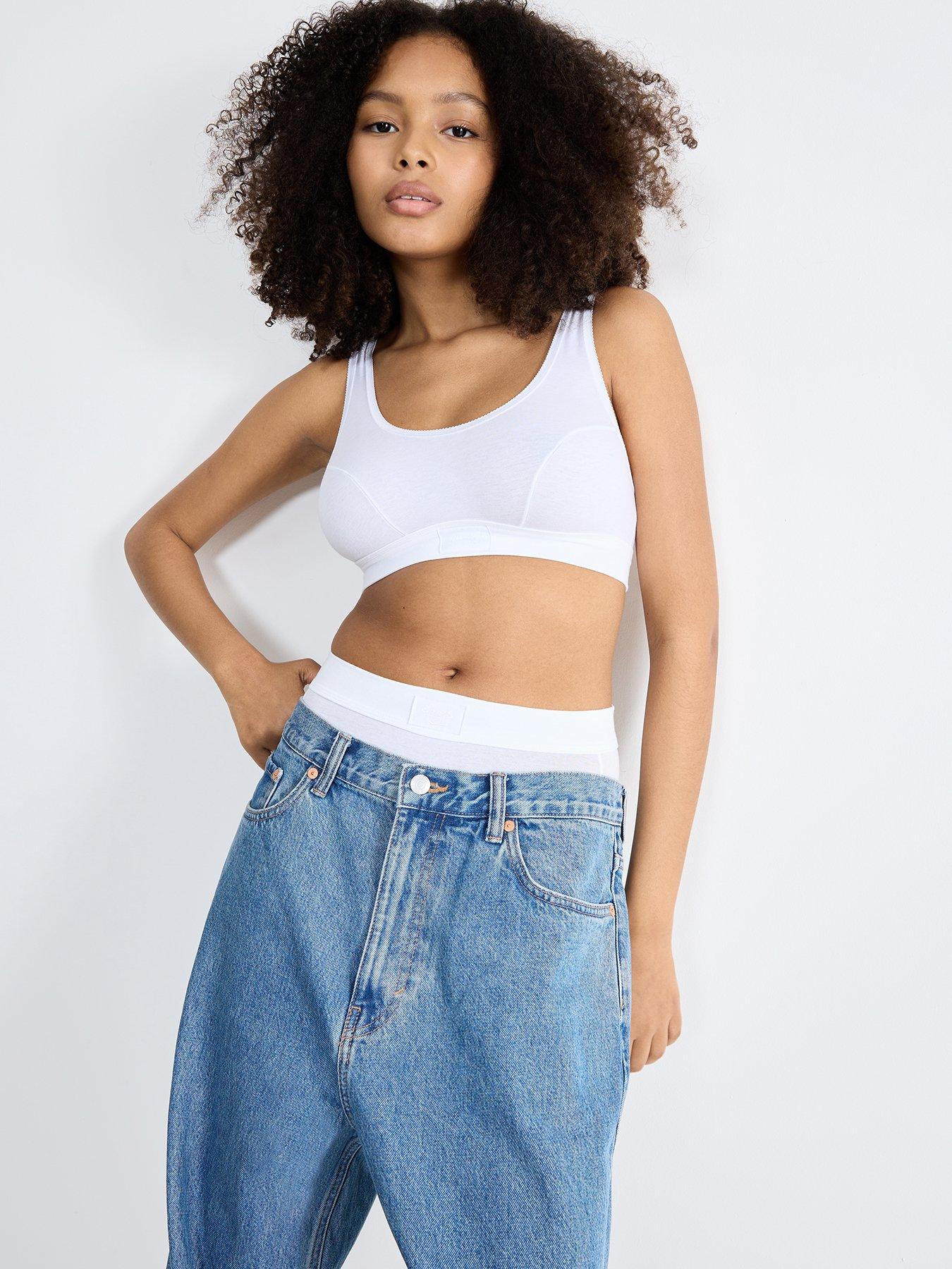 Sloggi Double Comfort Crop Top - White