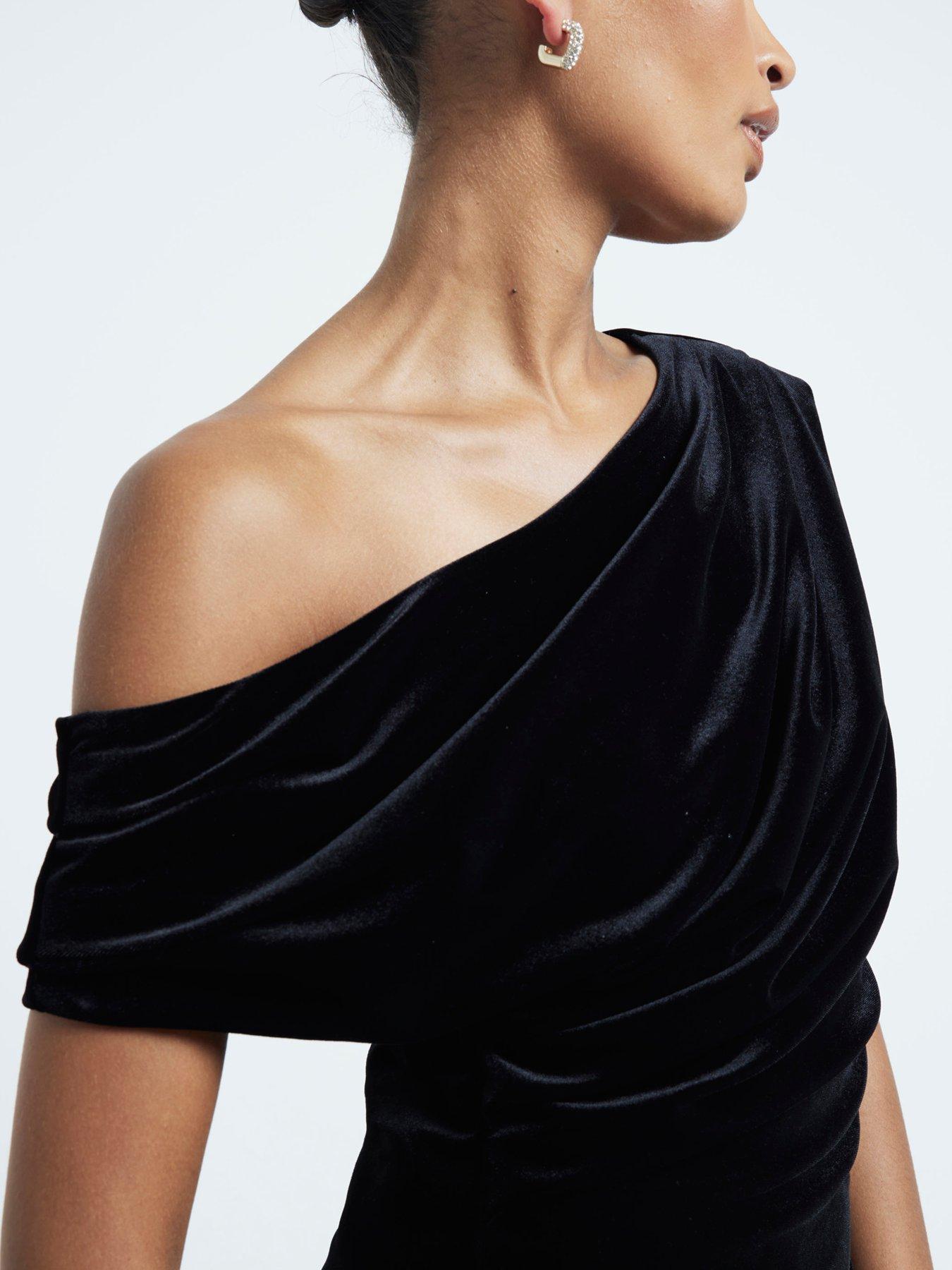 river-island-velvet-drape-midi-dress-blackdetail