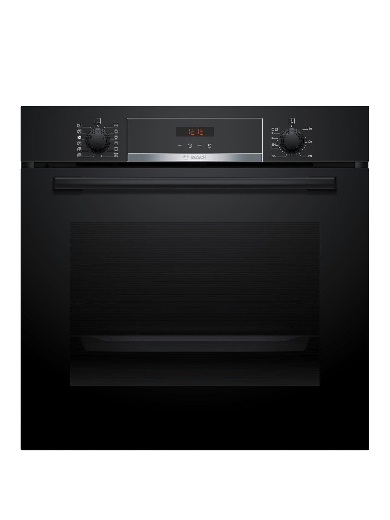 Image 1 of 7 of Bosch Series 4 HQA574BB3B Built-in Electric Single Oven and Pyrolytic Cleaning - Black - A+ Rated