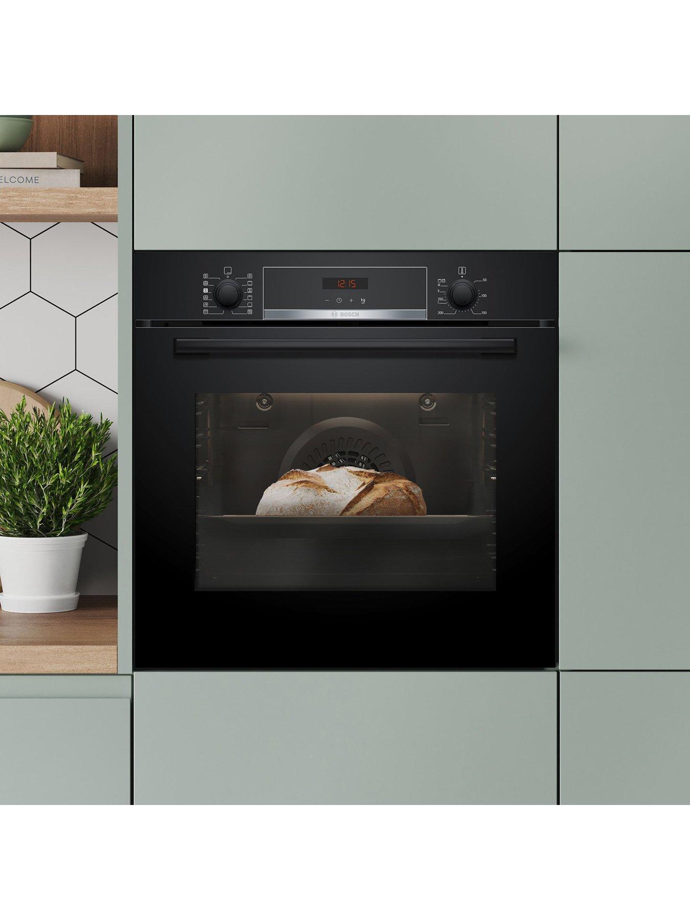 Image 3 of 7 of Bosch Series 4 HQA574BB3B Built-in Electric Single Oven and Pyrolytic Cleaning - Black - A+ Rated