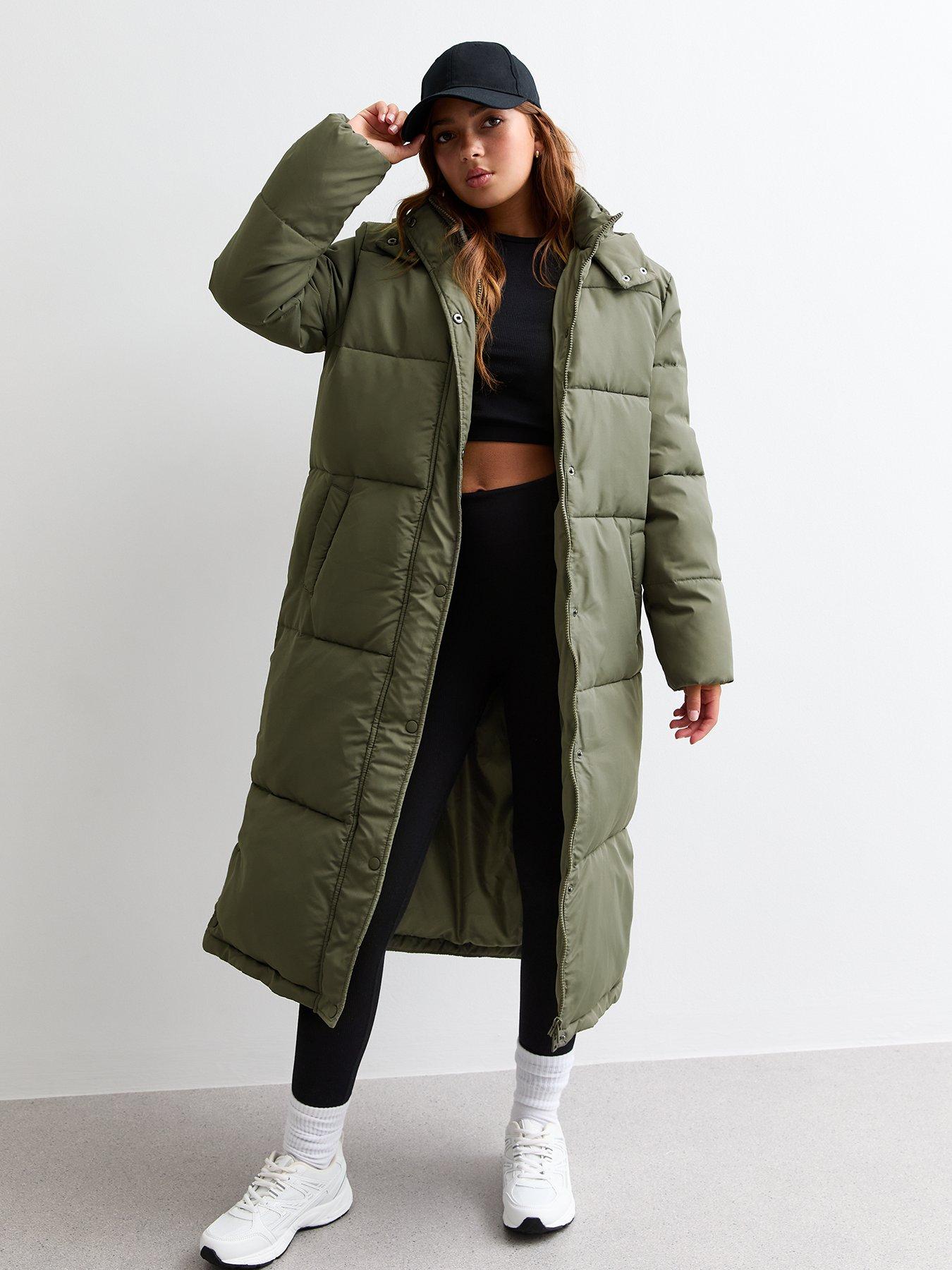 new-look-915-girls-khaki-tiered-shell-coat