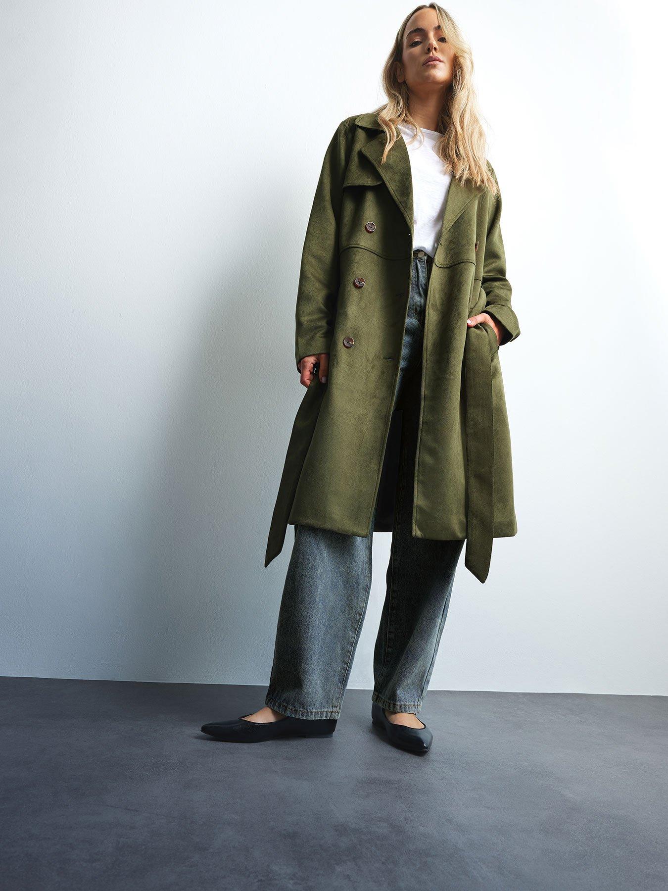 long-tall-sally-suedette-trench-coat-blue