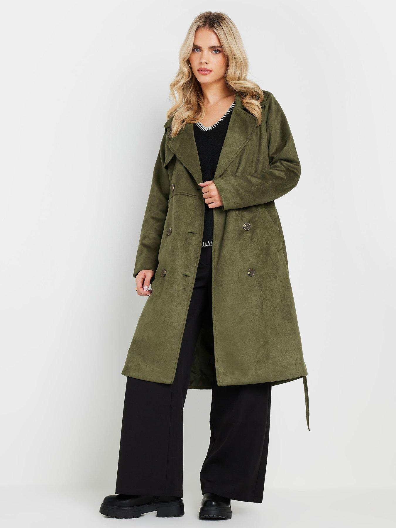 pixiegirl-petite-suedette-trench-coat-greenback