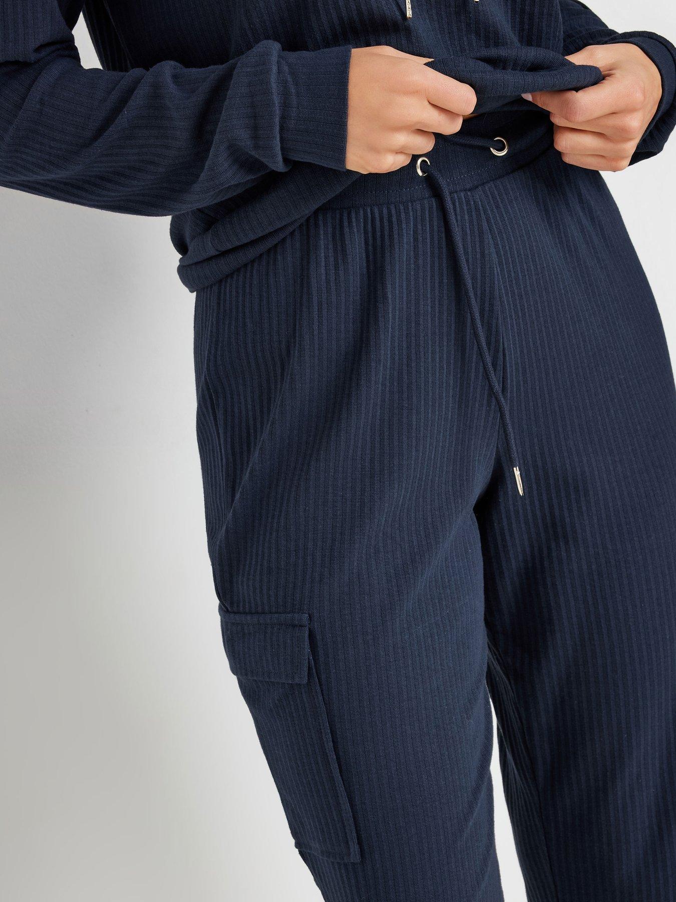 long-tall-sally-tall-ribbed-cargo-jogger-blueoutfit
