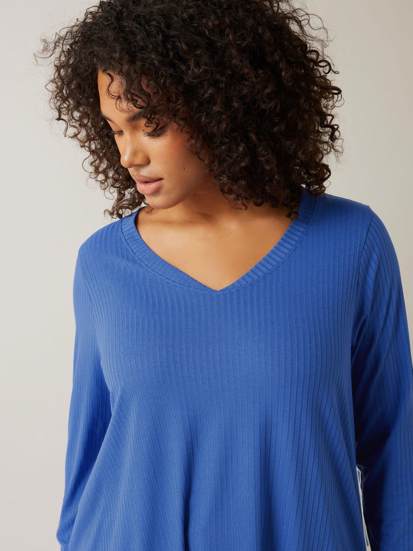 evans-long-sleeve-modal-rib-tee-blueoutfit