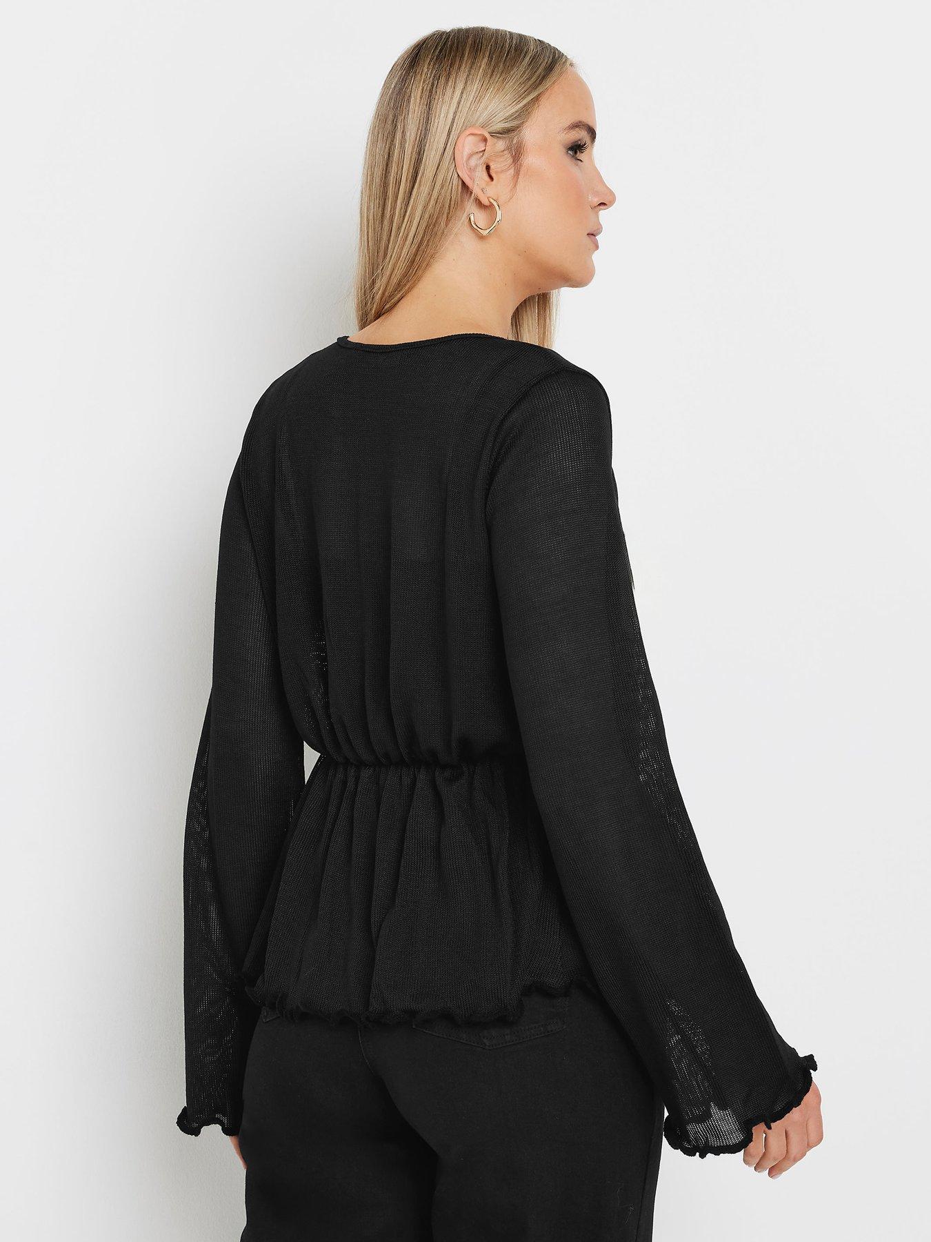 long-tall-sally-bow-front-top-blackstillFront