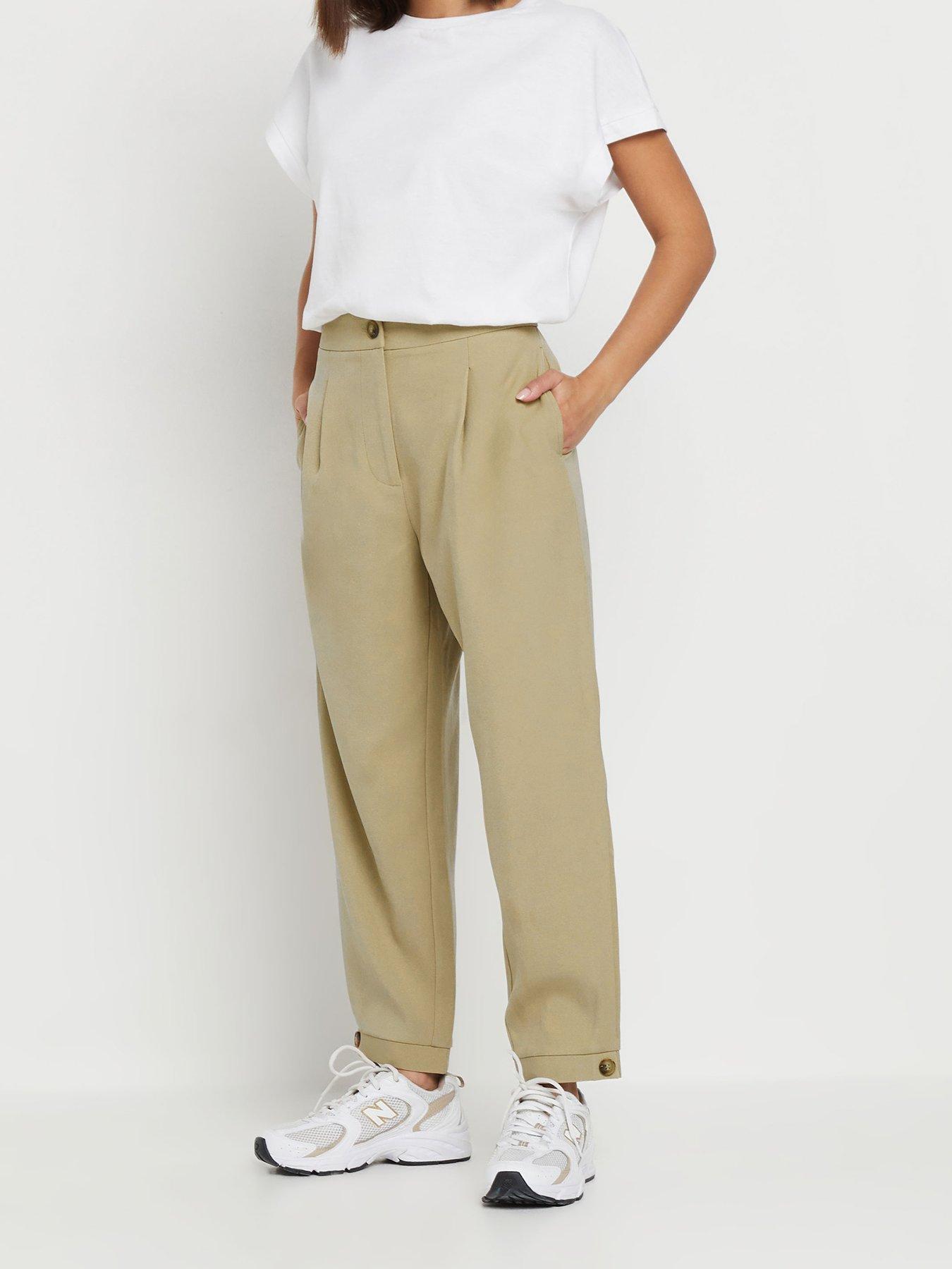 pixiegirl-petite-barrel-button-cuff-trouser-natural