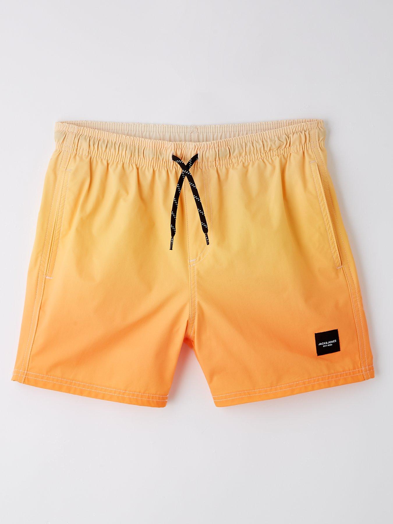undefined Younger Boys Dip Dye Swim Shorts - Buttercream