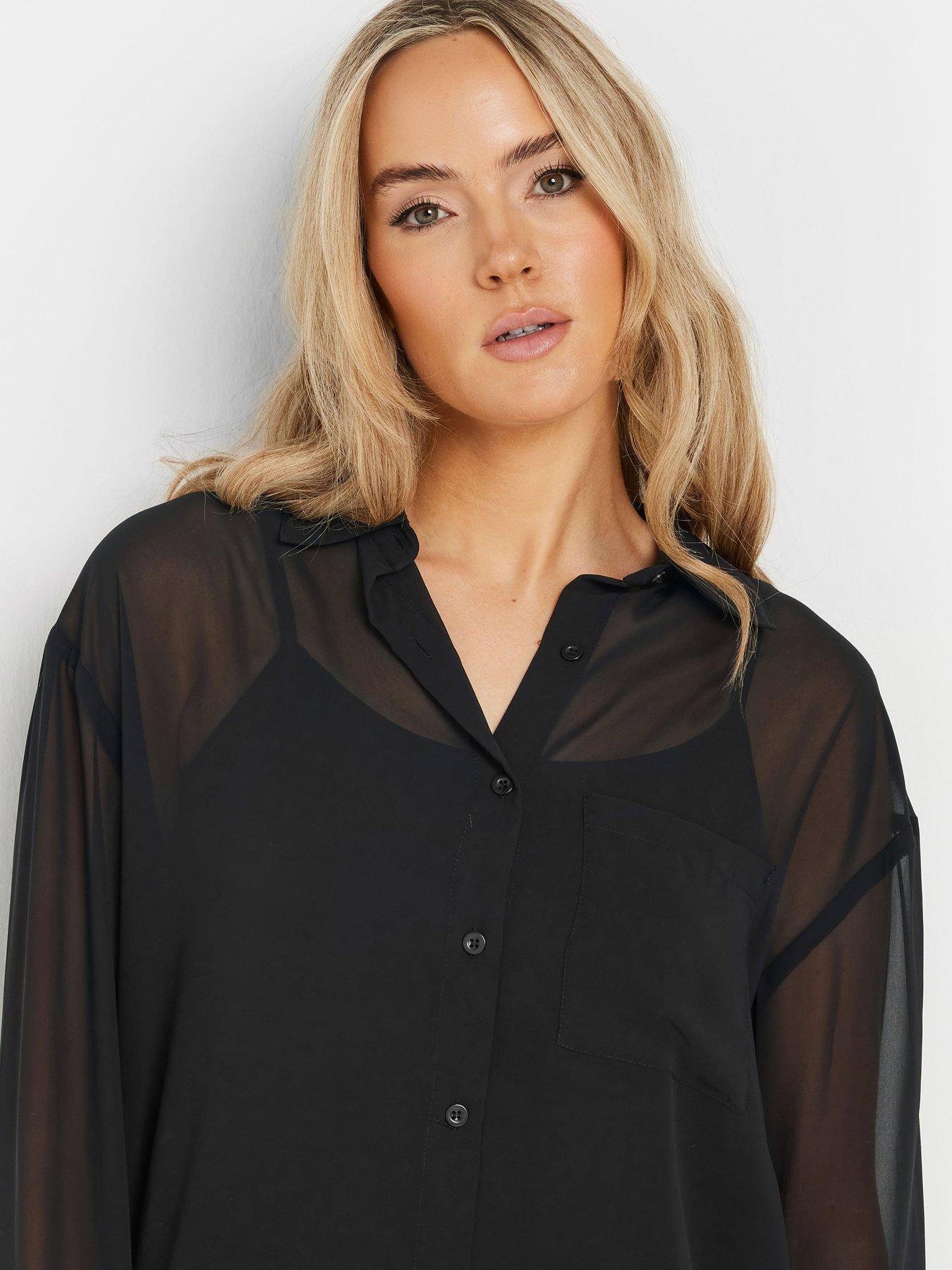 long-tall-sally-georgette-sheer-shirt-blackoutfit