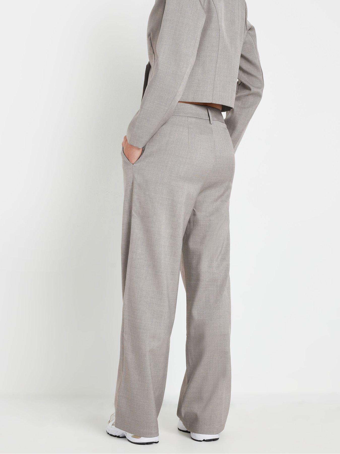 pixiegirl-petite-tab-detail-wide-leg-trouser-greystillFront