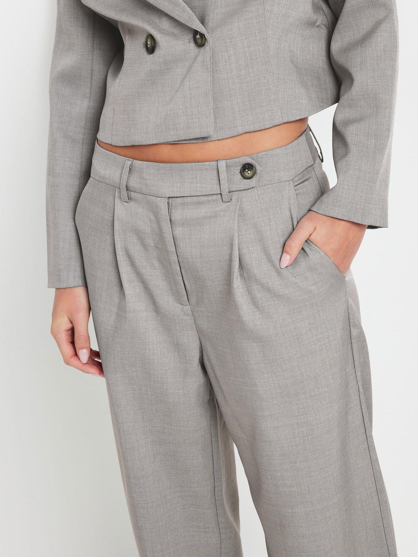 pixiegirl-petite-tab-detail-wide-leg-trouser-greyoutfit