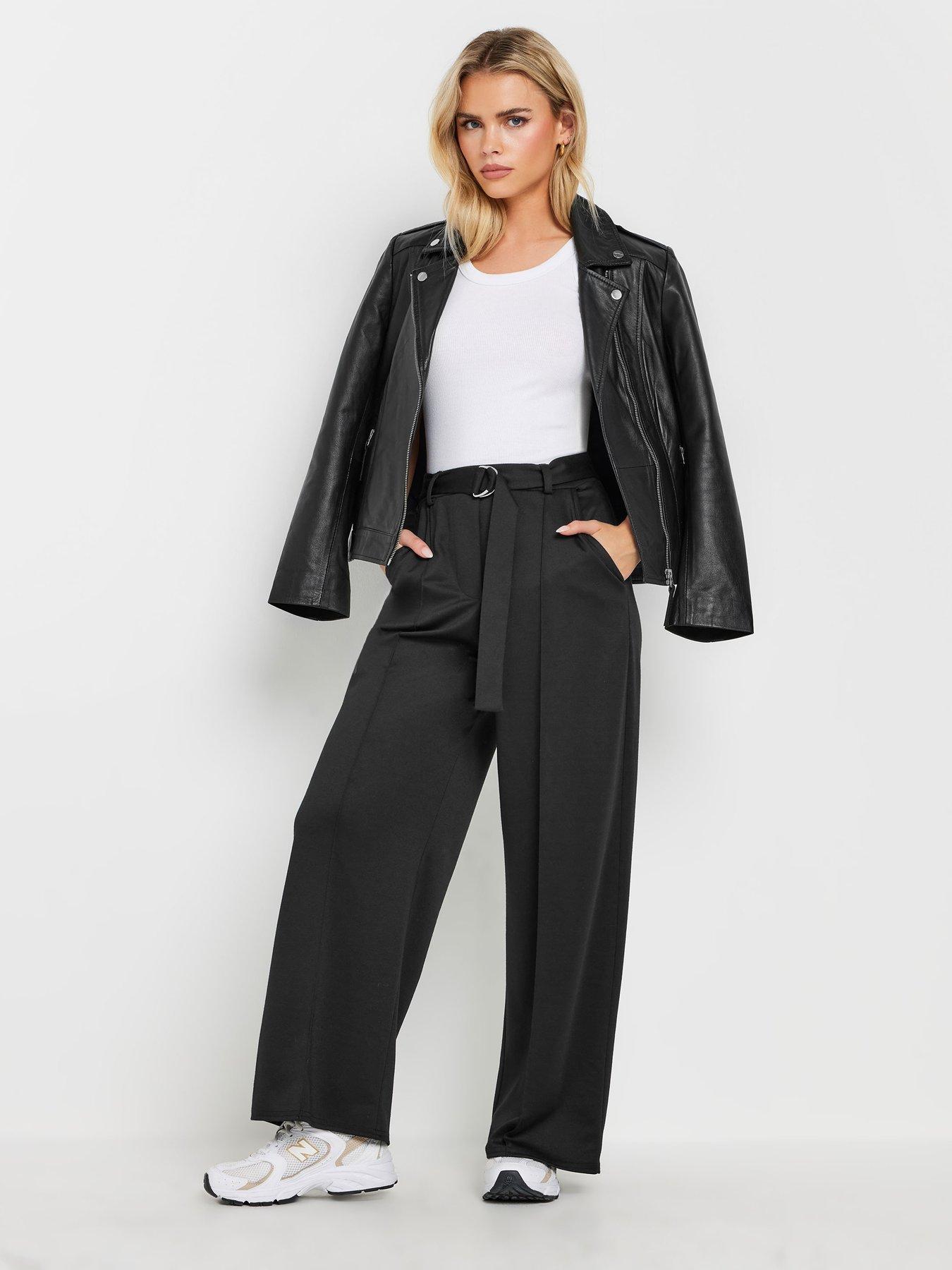 pixiegirl-petite-ponte-belted-wide-leg-trouser-blackback