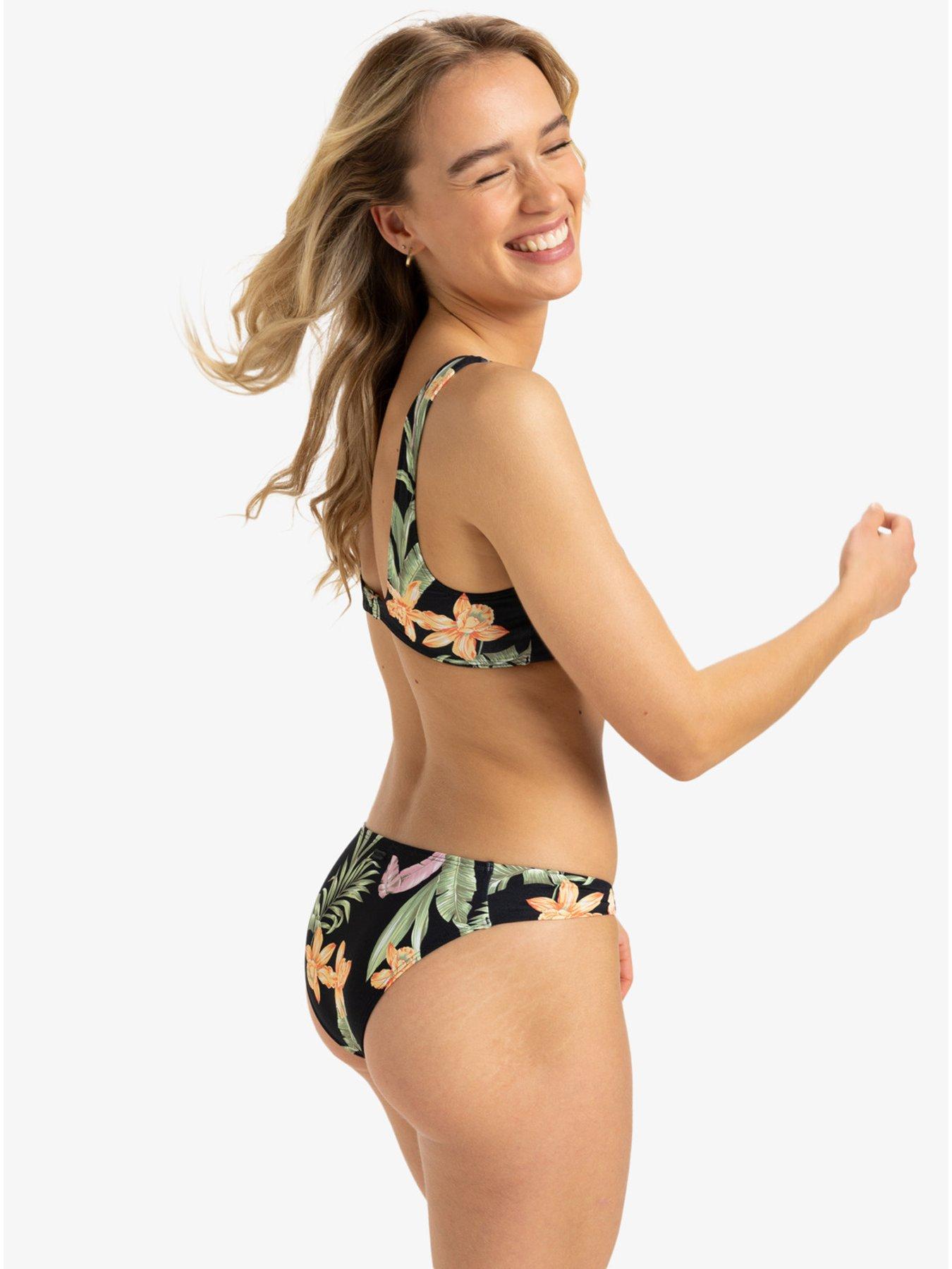 Image 4 of 4 of Roxy Womens Beach Classics Moderate Basic Pant Separate Bottom Swimsuit - Black