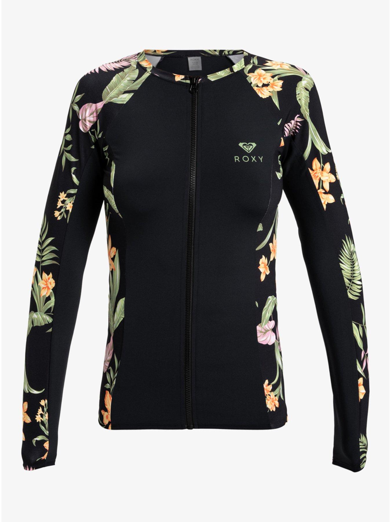 roxy-womens-long-sleeve-zip-lycra-rashguard-blackdetail