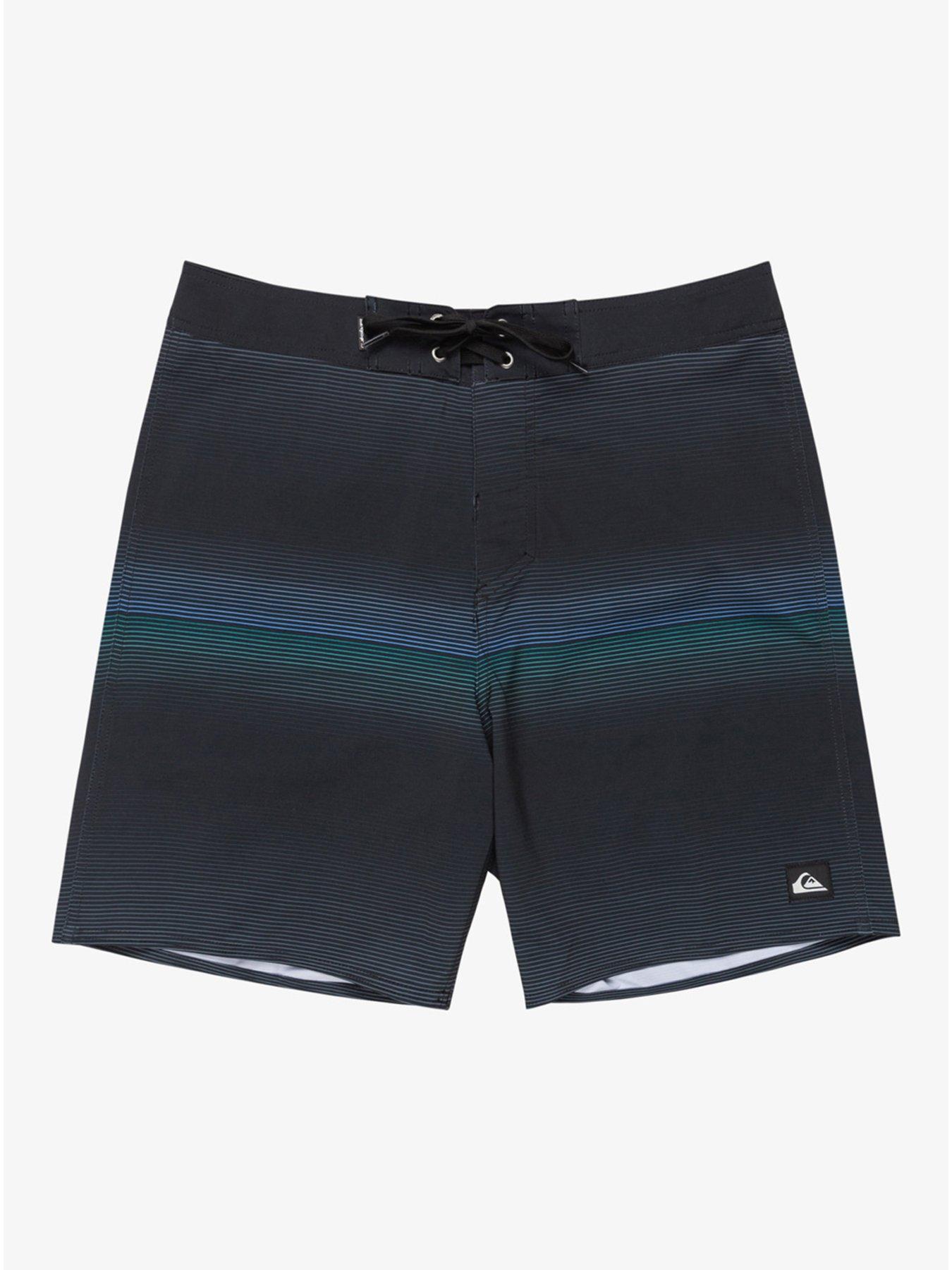 undefined Mens Surfsilk Straight Leg 18" Boardshorts - Black