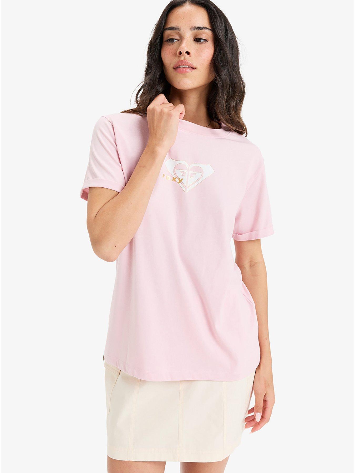 undefined Womens Oceanregular Corpo Short Sleeve Top - Pink