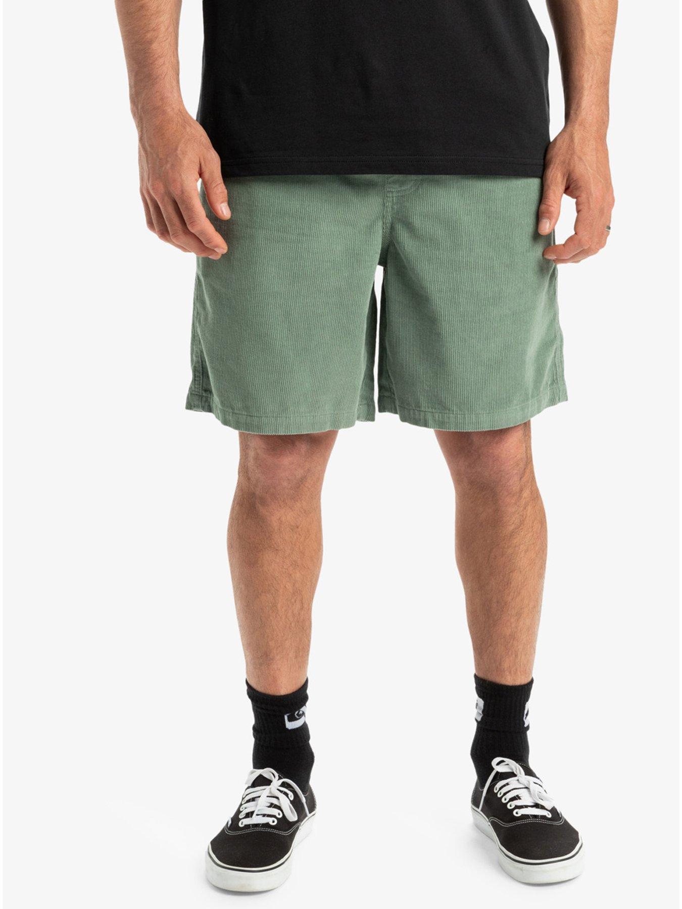 undefined Mens Taxer Cord Shorts - Green