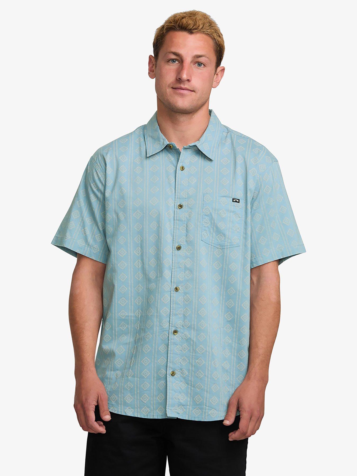 Billabong Mens Sundays Mini Short Sleeve Shirt - White