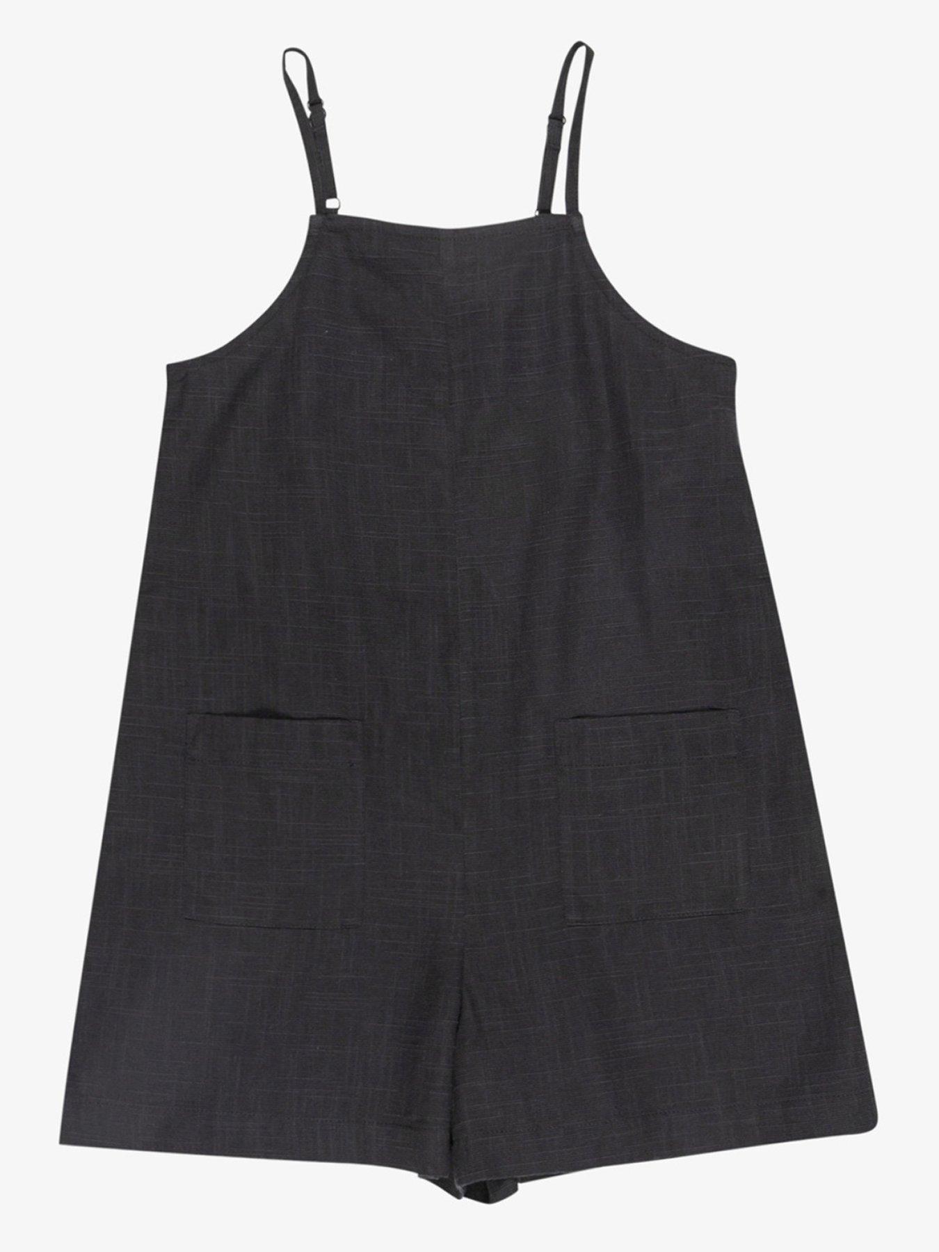 Roxy Girls Lavender Haze Girl Playsuit All-In-One - Black