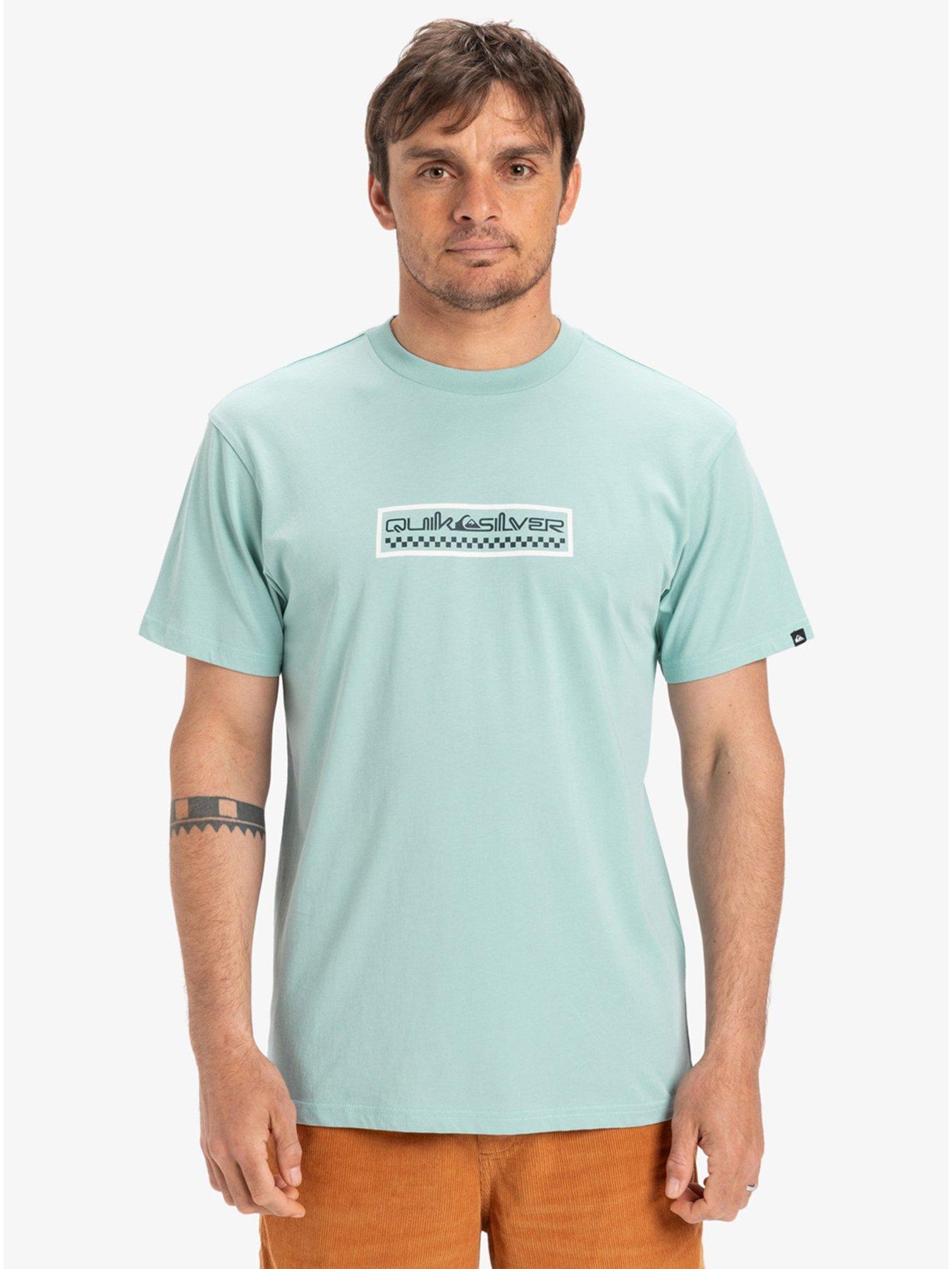 Quiksilver Mens Everyday Sun Dagger Short Sleeve Tee - Blue