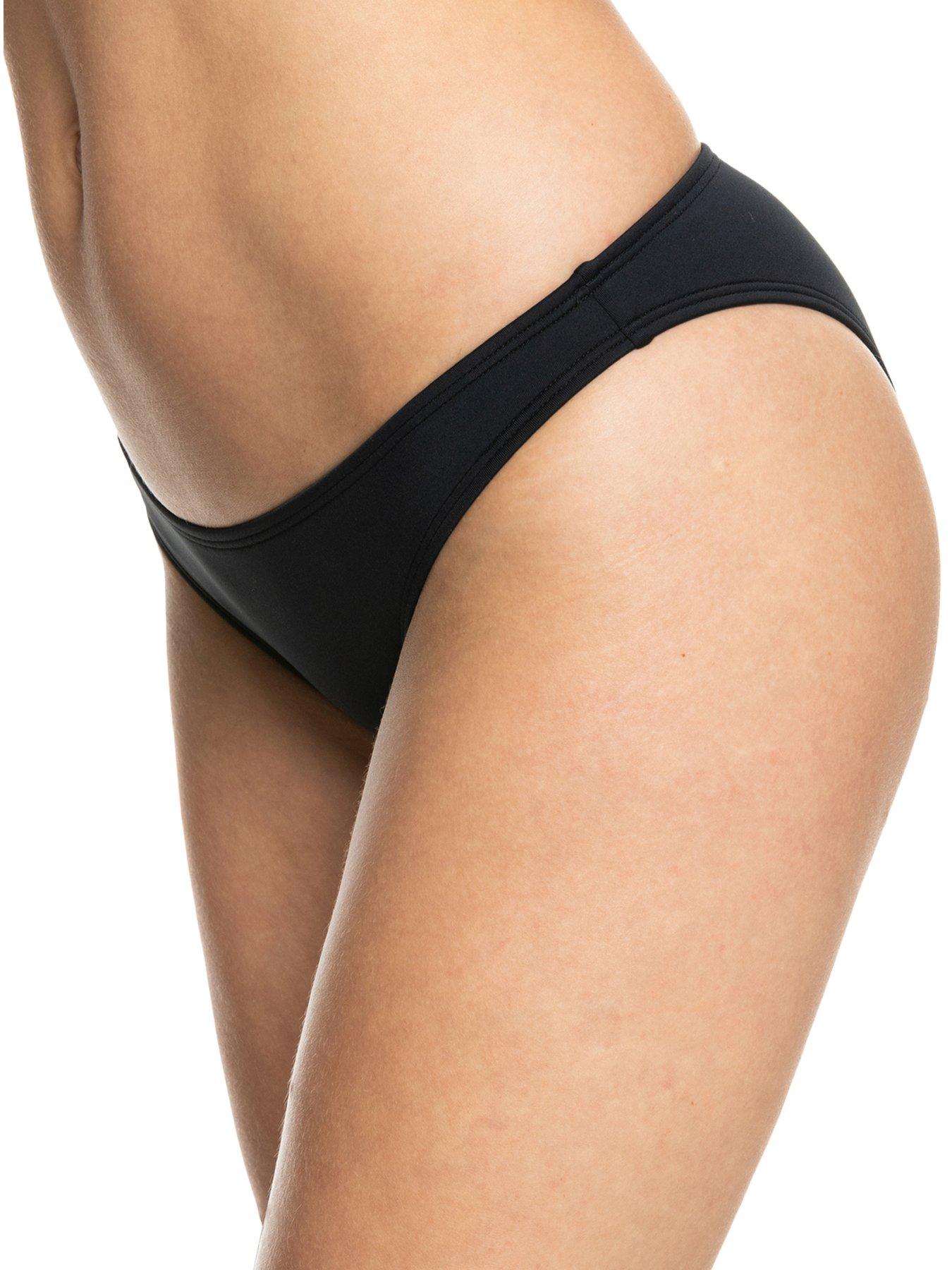 Image 3 of 3 of Roxy Womens Beach Classics Moderate Basic Pant Separate Bottom Swimsuit - Black
