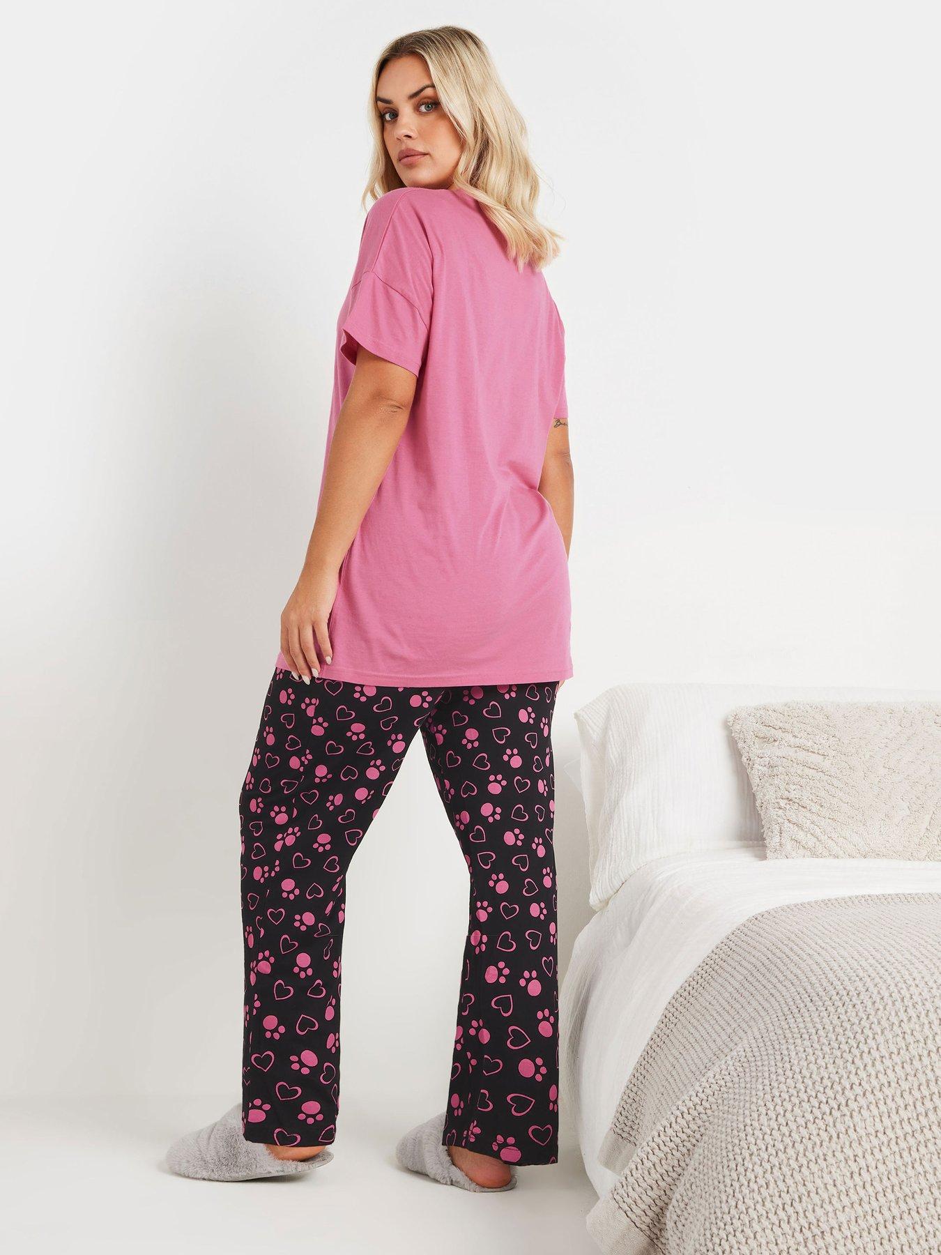 yours-curve-lets-get-snuggly-wide-leg-pj-setstillFront