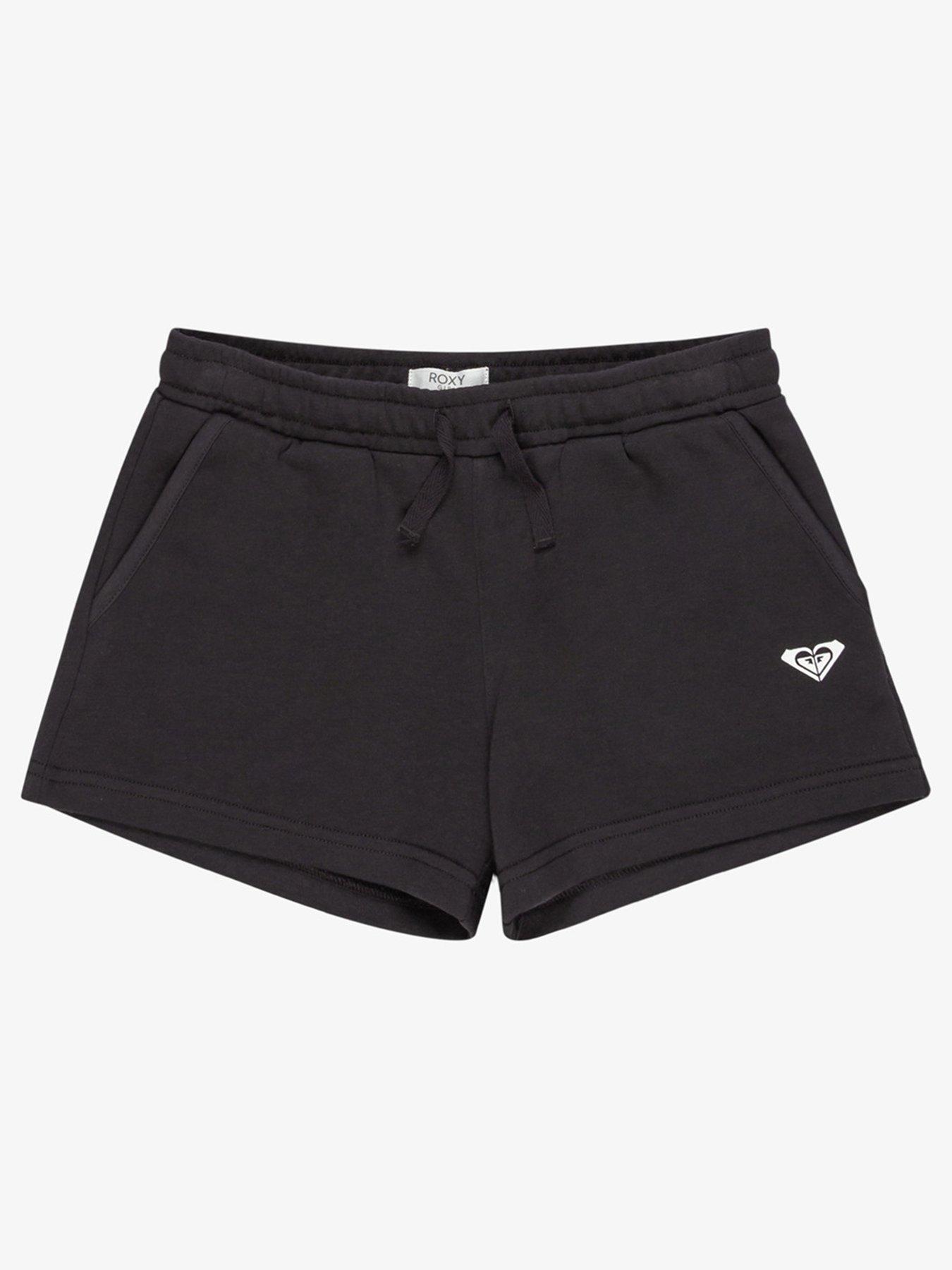 Image 1 of 3 of Roxy Girls Surf Feeling Terry Shorts - Black
