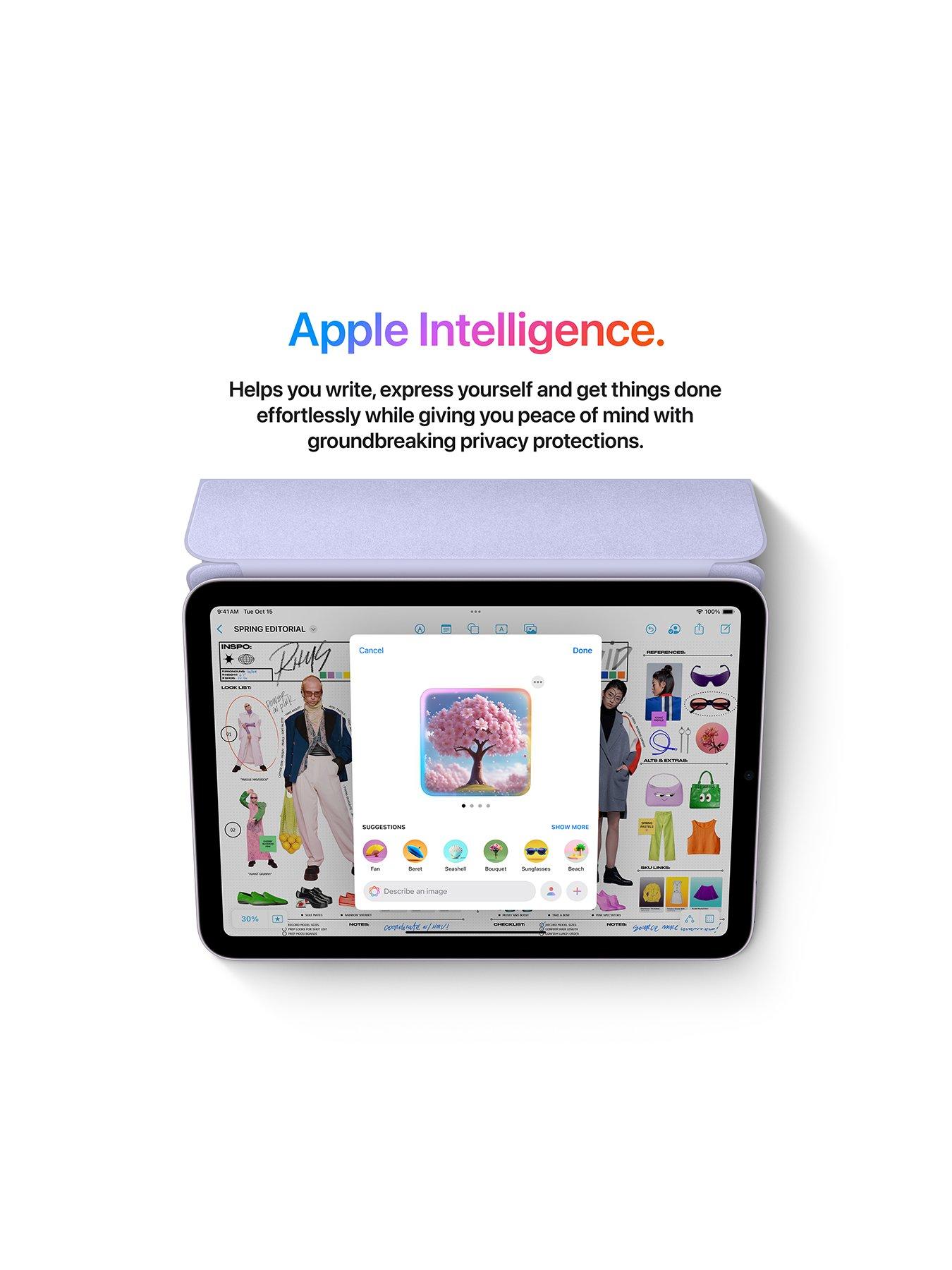 Image 3 of 7 of Apple iPad mini (7th Gen, A17 Pro, 2024) 128Gb, Wi-Fi &amp; Cellular - Purple