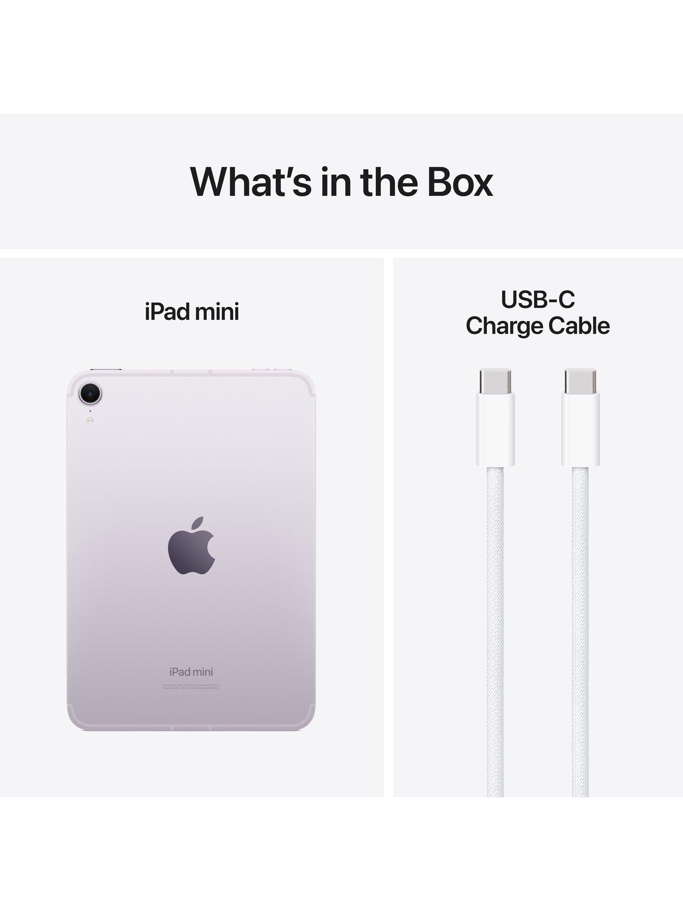 Image 7 of 7 of Apple iPad mini (7th Gen, A17 Pro, 2024) 128Gb, Wi-Fi &amp; Cellular - Purple