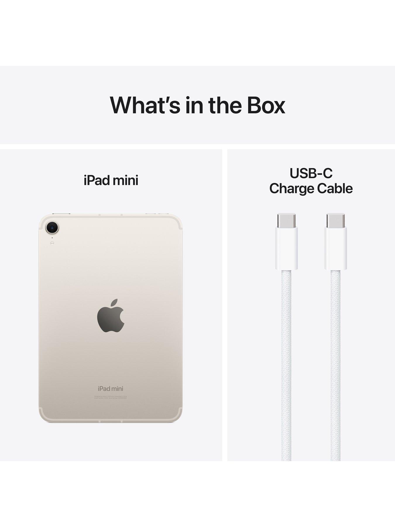 Image 7 of 7 of Apple iPad mini (7th Gen, A17 Pro, 2024) 512Gb, Wi-Fi &amp; Cellular - Starlight