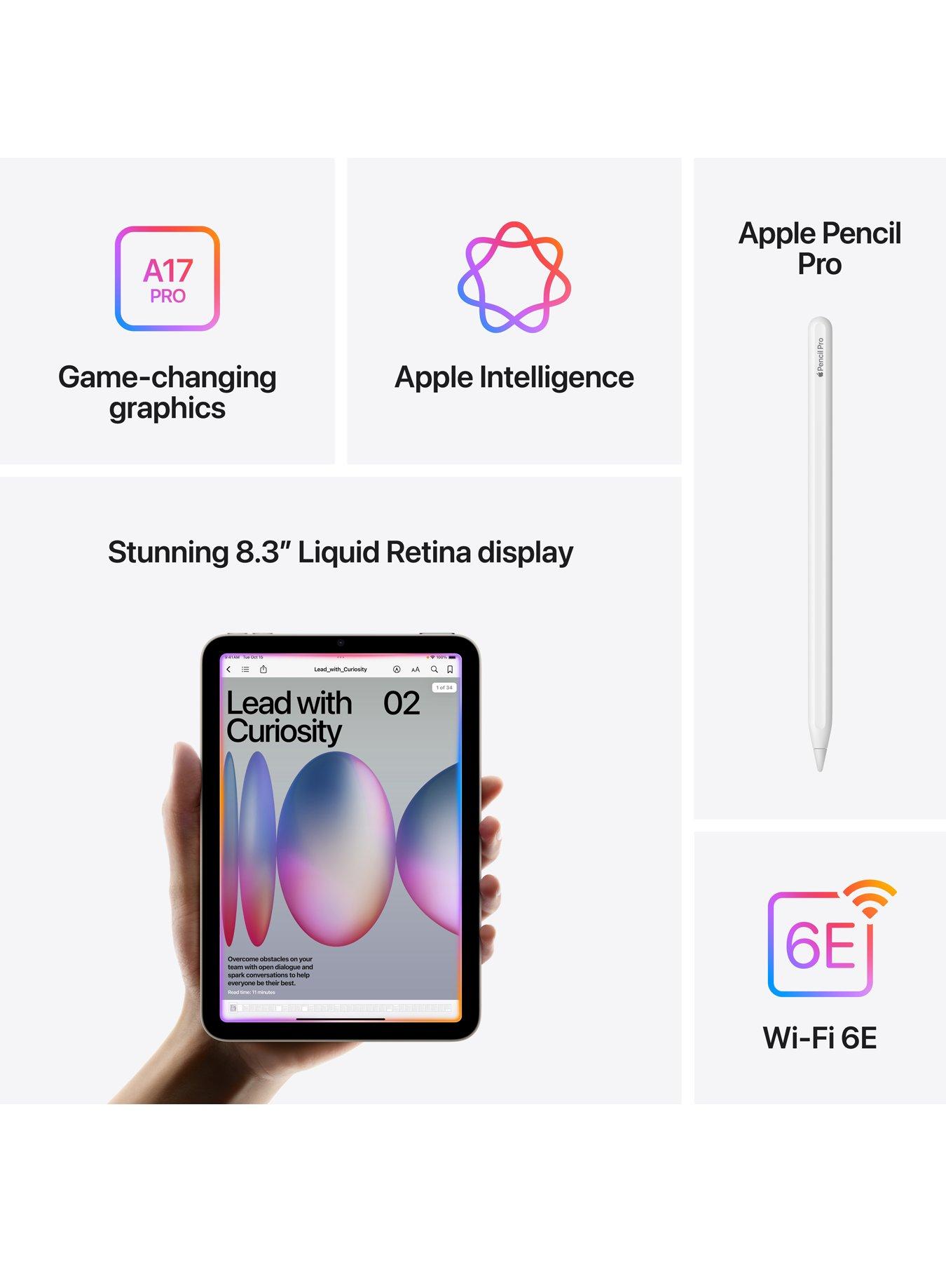 Image 5 of 7 of Apple iPad mini (7th Gen, A17 Pro, 2024) 128Gb, Wi-Fi - Blue