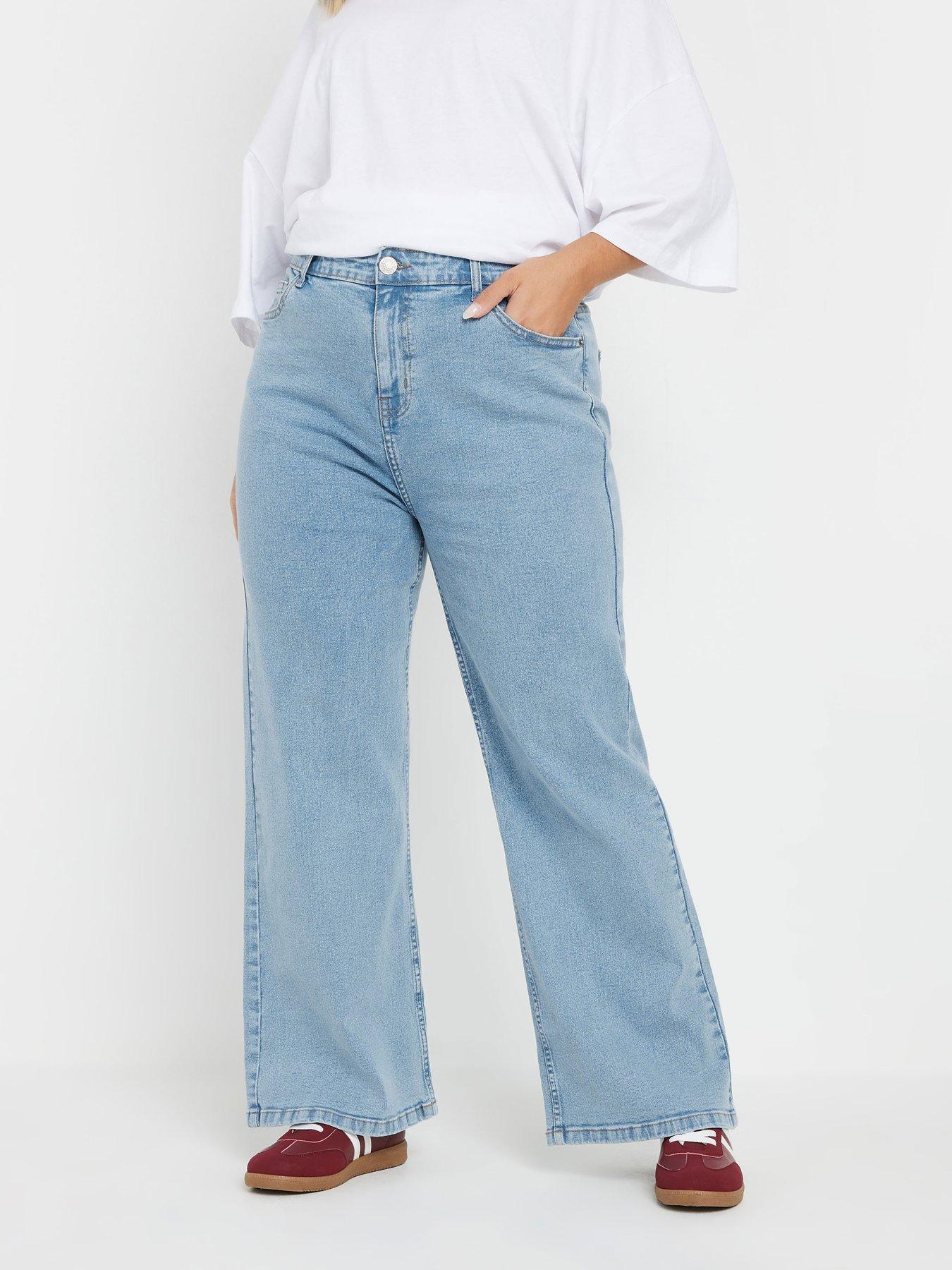 yours-curve-bleach-wash-wide-leg-jean