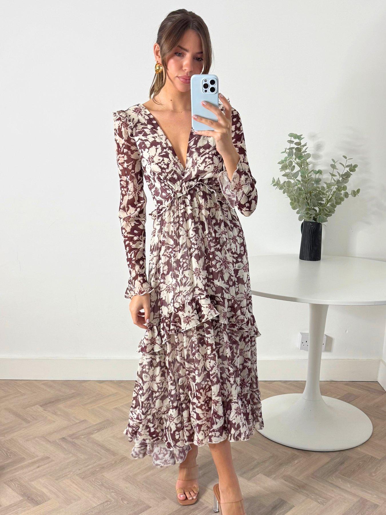 style-cheat-floral-print-ruffle-midi-dress-brown