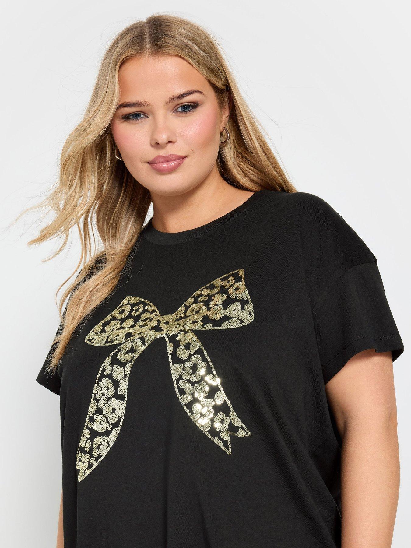 yours-curve-leopard-sequin-placement-t-shirt-blackoutfit