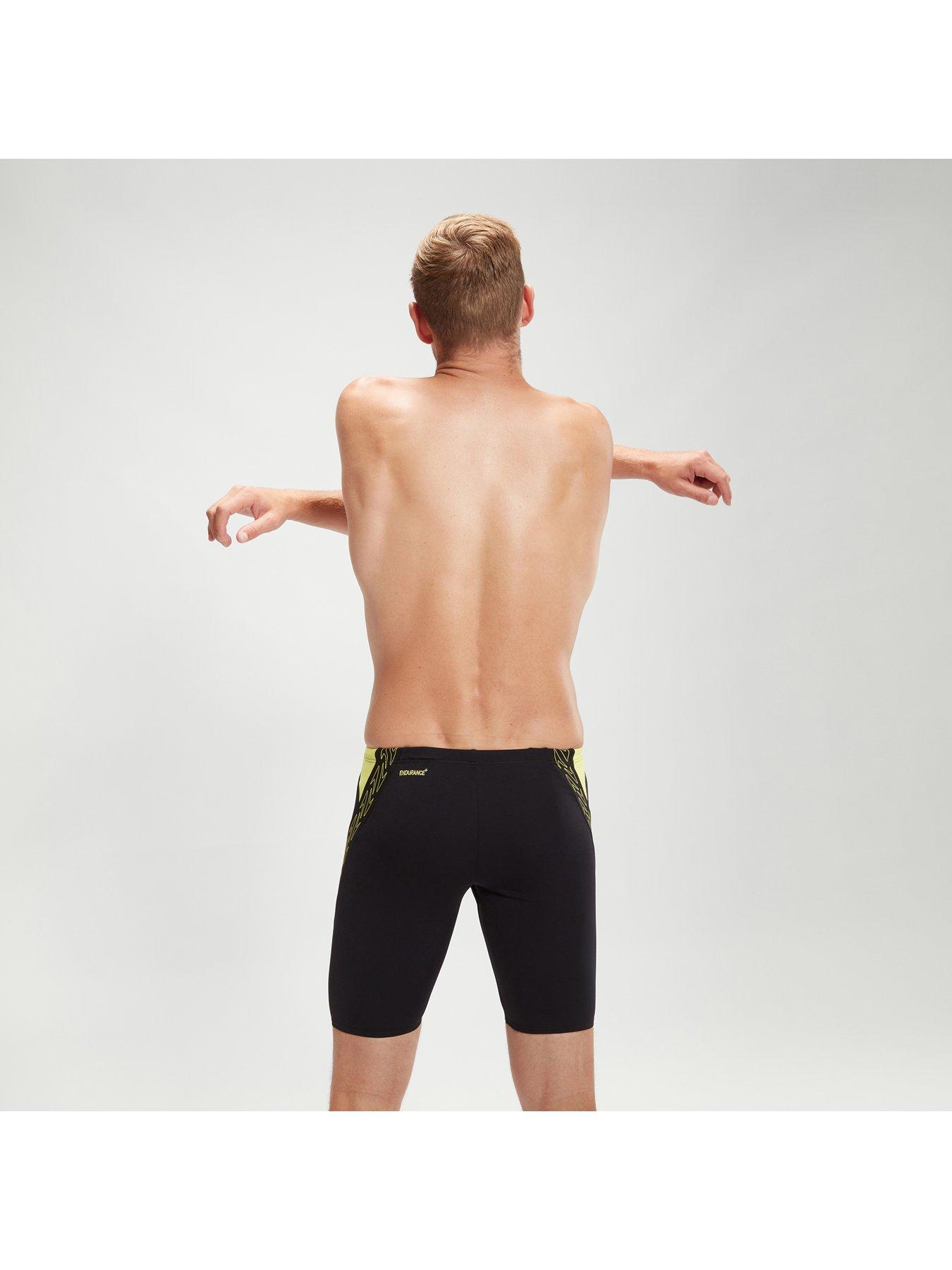 Image 2 of 6 of Speedo Men's Hyper Boom Splice Jammer - Black/ Yellow