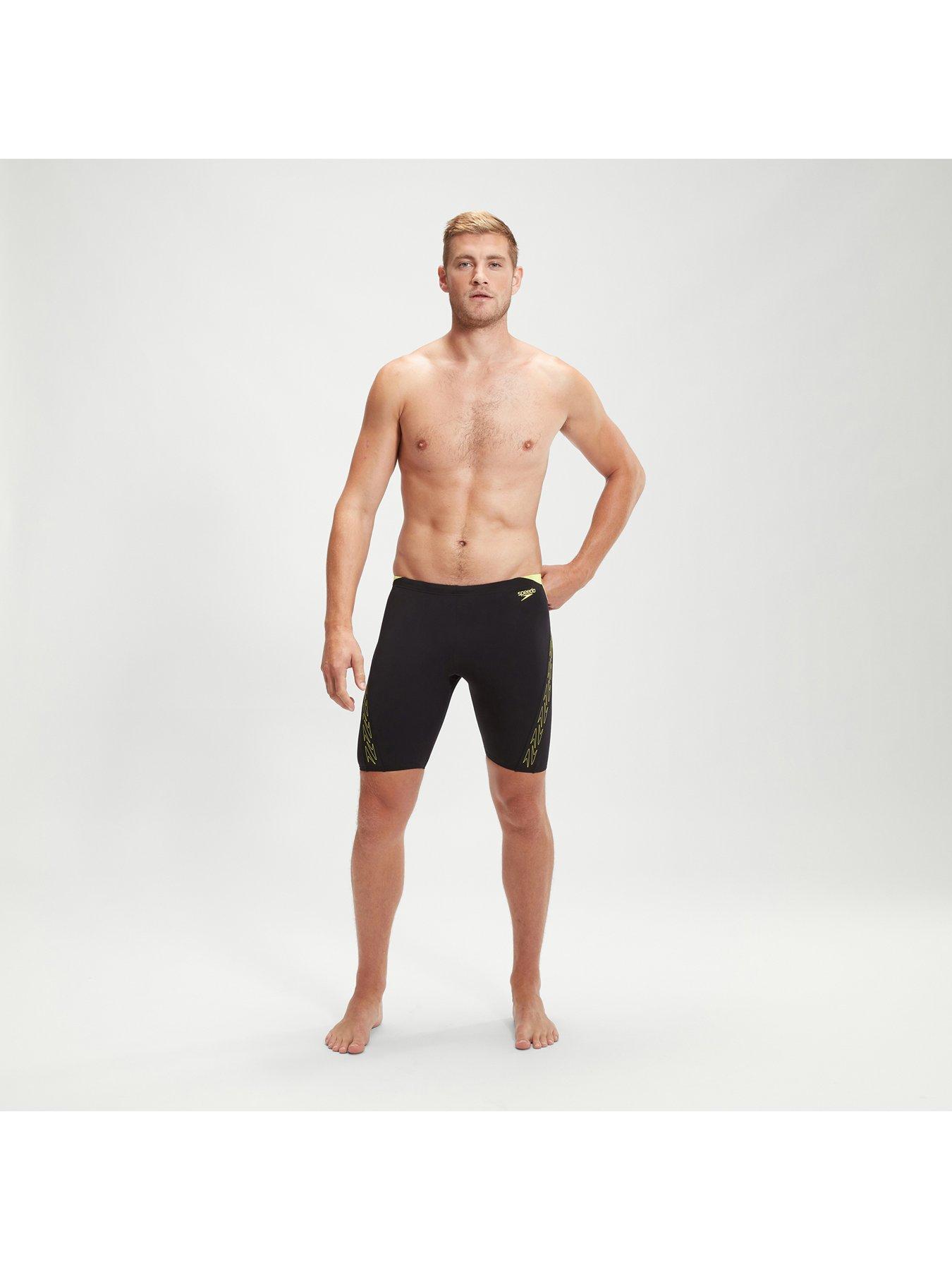 Image 3 of 6 of Speedo Men's Hyper Boom Splice Jammer - Black/ Yellow