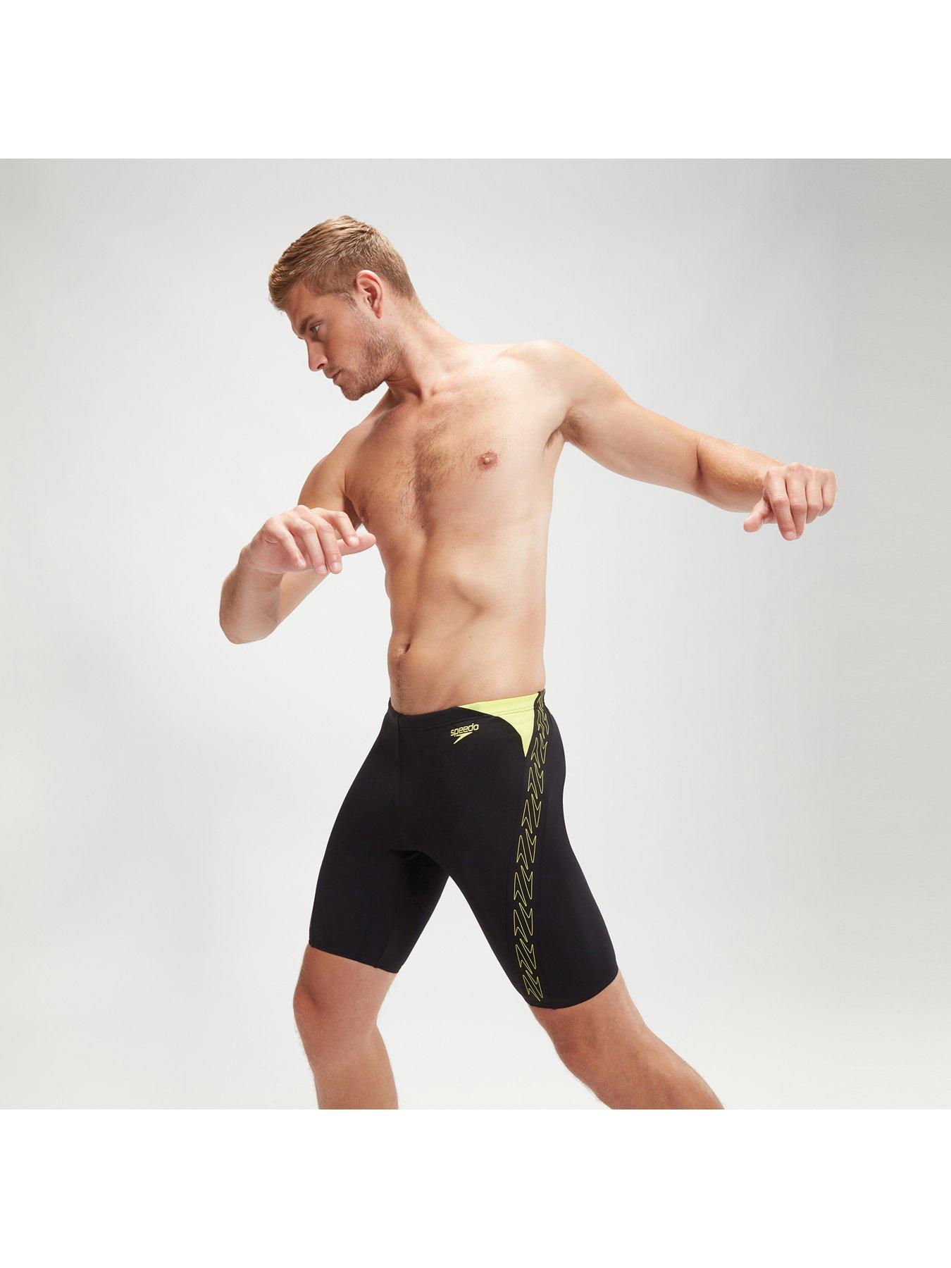 Image 4 of 6 of Speedo Men's Hyper Boom Splice Jammer - Black/ Yellow