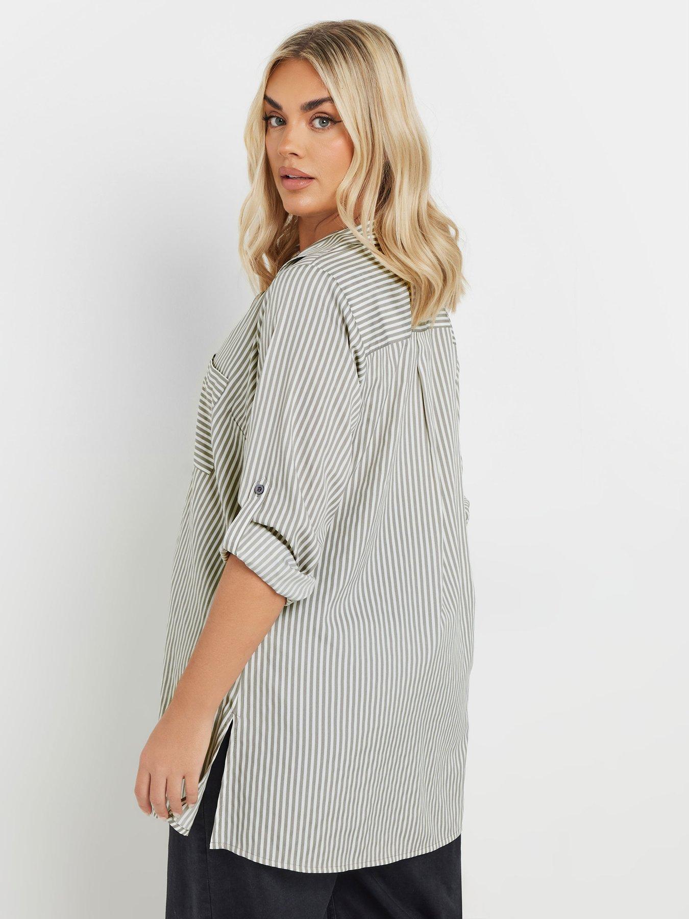 yours-curve-boyfriend-stripe-shirt-whitestillFront