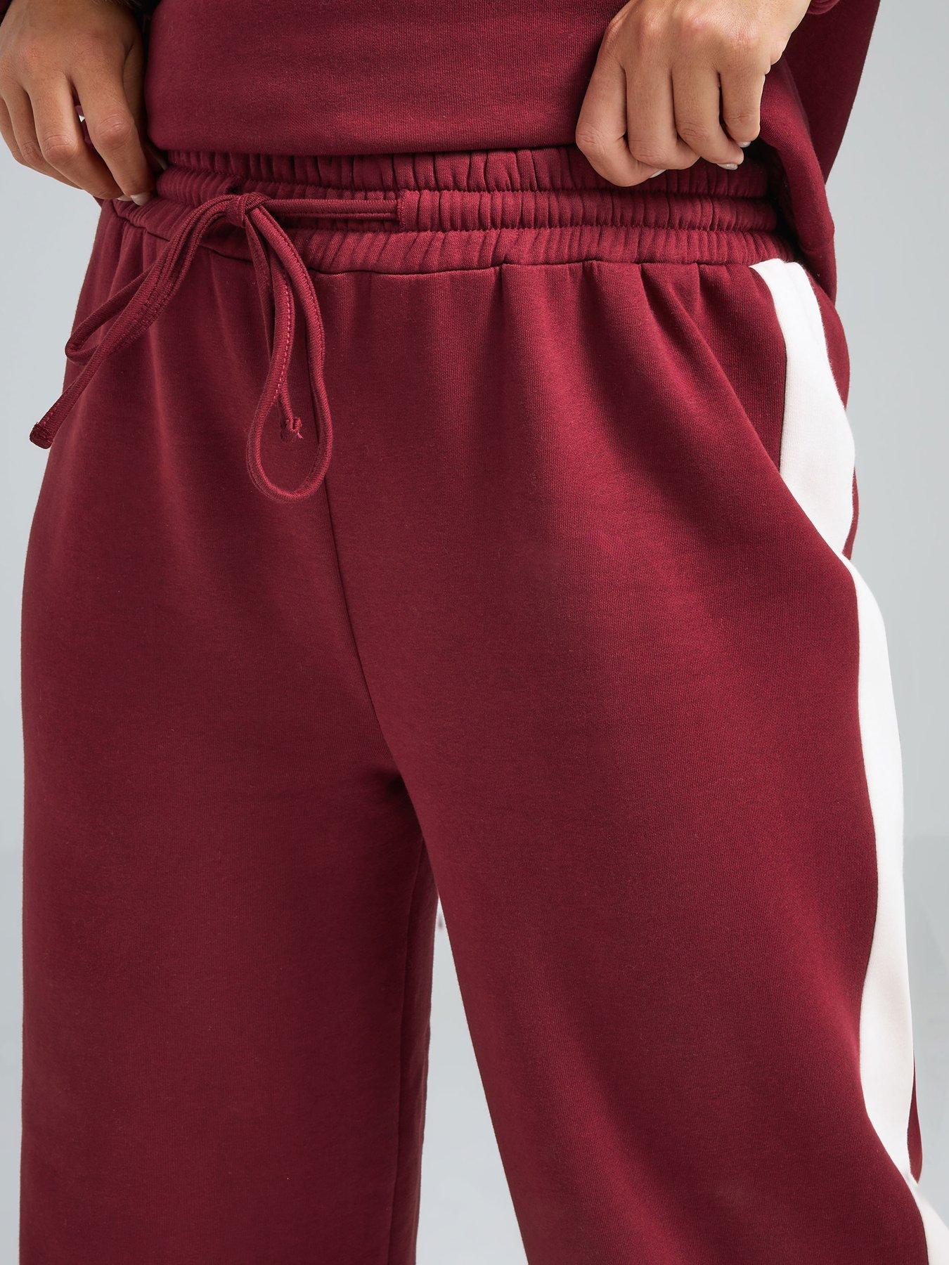 yours-curve-side-stripe-wide-leg-trouser-redoutfit