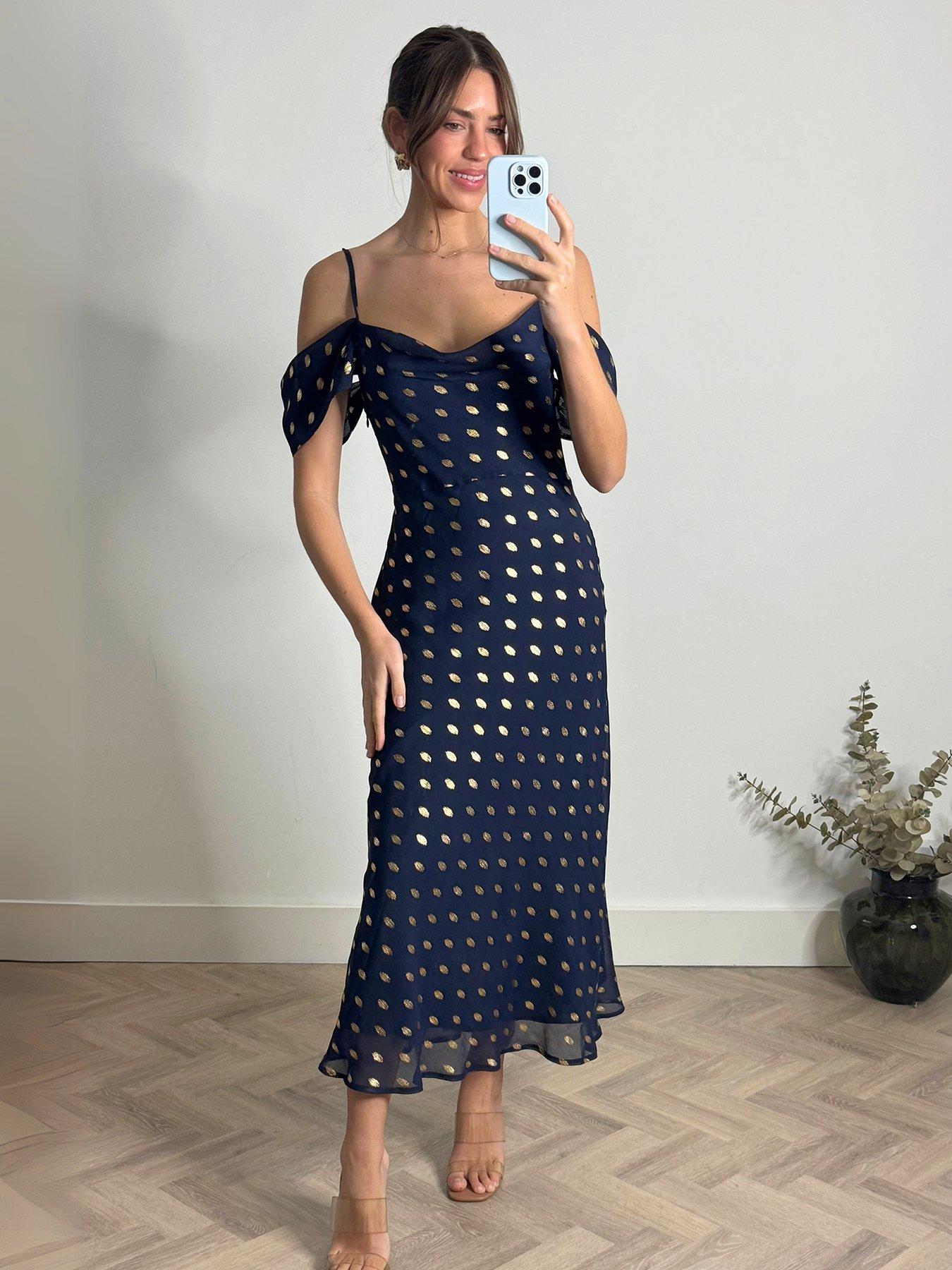 style-cheat-strappy-spot-midi-dress-navy