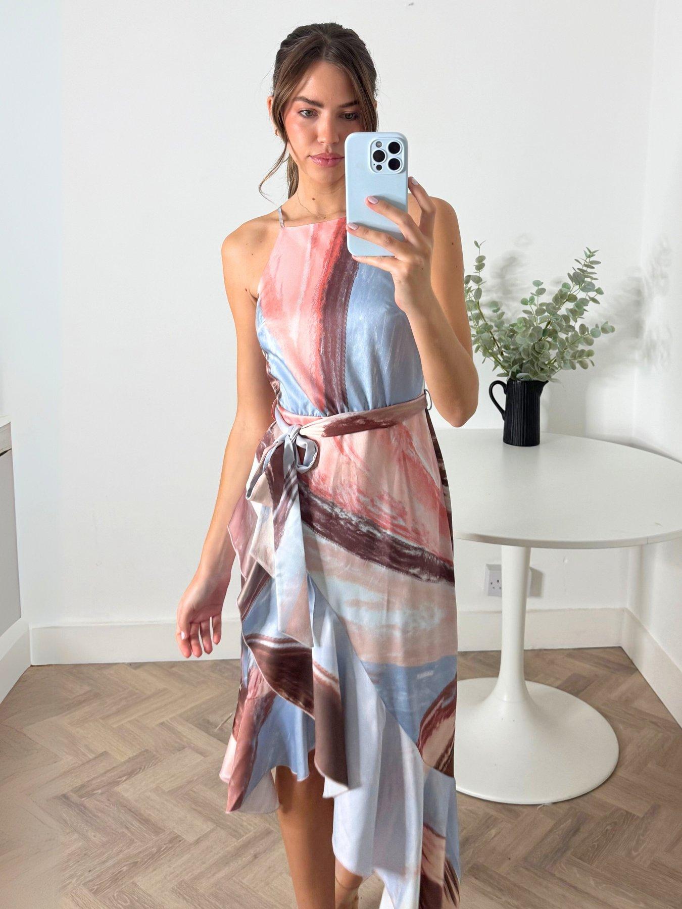 Image 2 of 4 of Style Cheat Sleeveless Midi Dress - Multi
