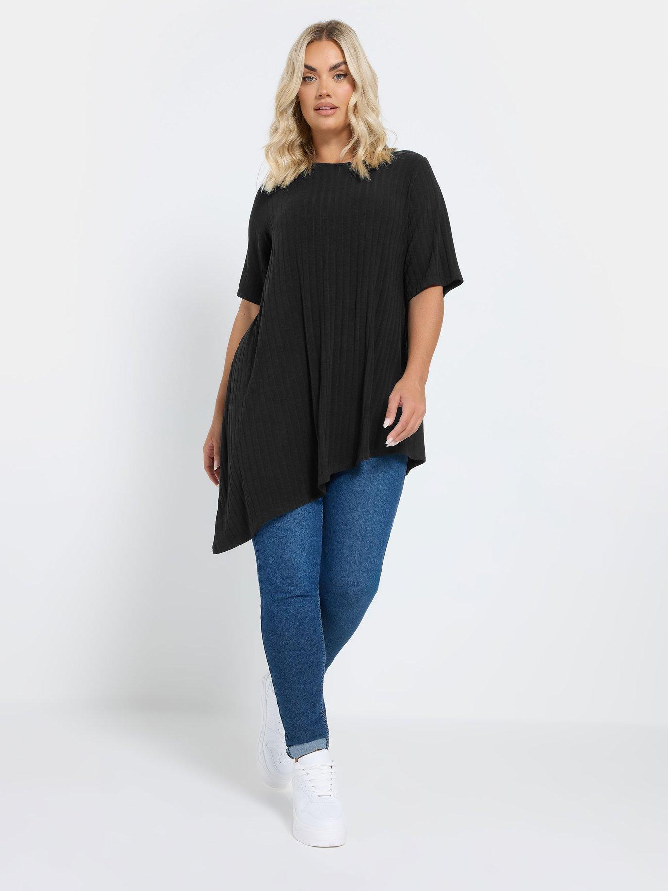 yours-curve-asymmetric-wide-ribbed-t-shirtback