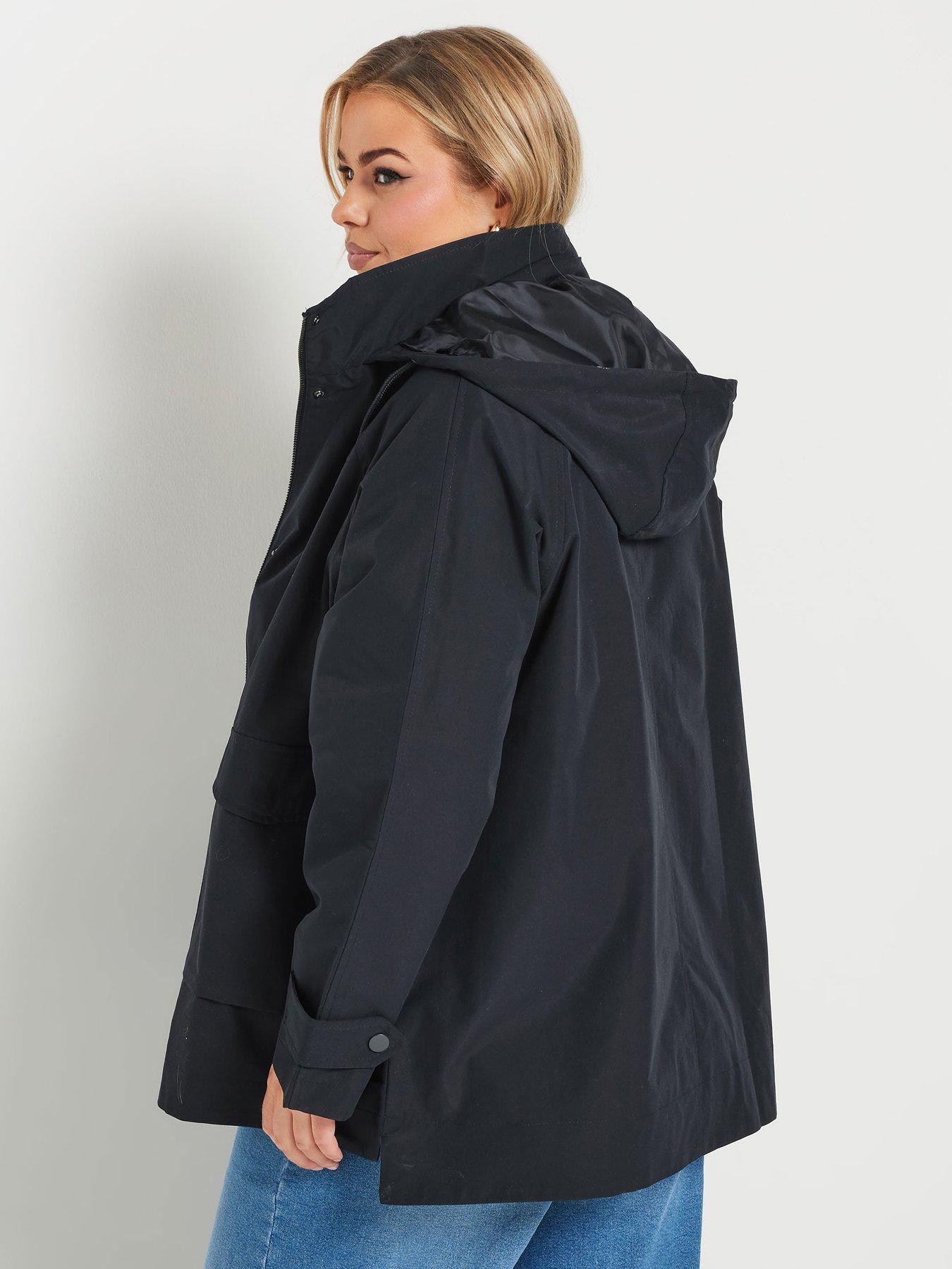 yours-curve-raglan-lightweight-jacket-bluestillFront