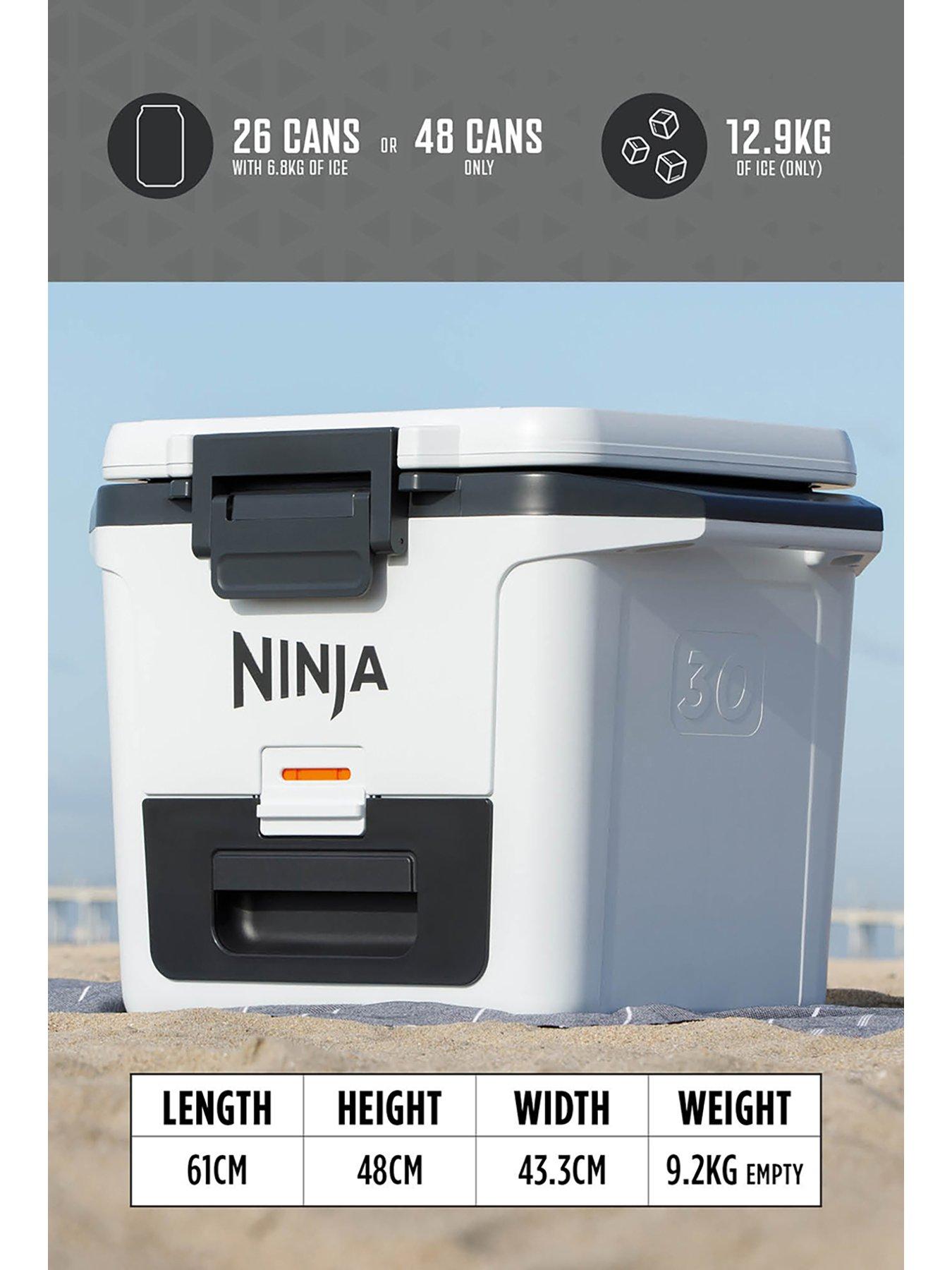 ninja-frostvault-30qt28l-hard-cooler-with-dry-zone-cloud-white-fb131ukwhdetail