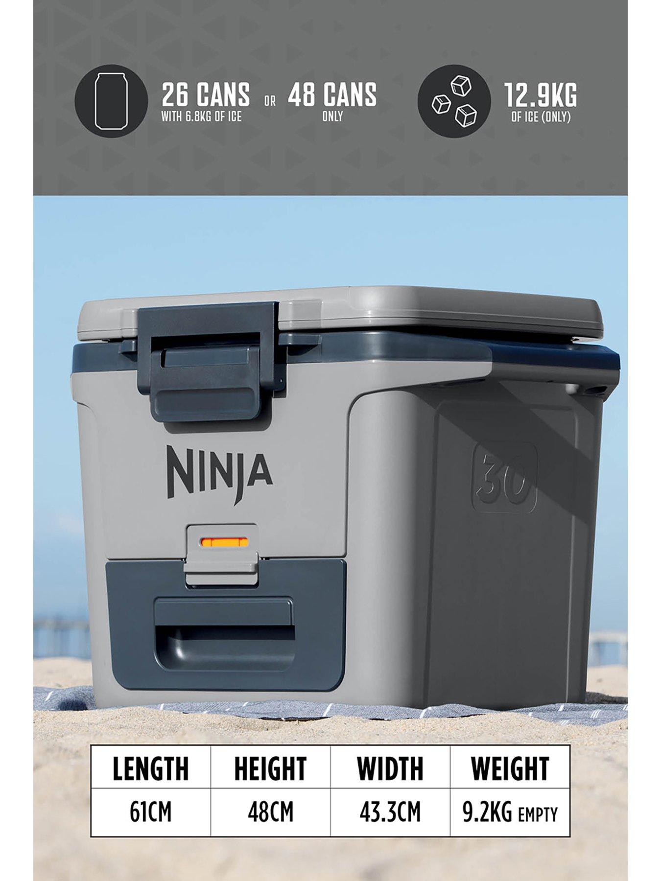 ninja-frostvault-30qt28l-hard-cooler-with-dry-zone-slate-grey-fb131ukgydetail