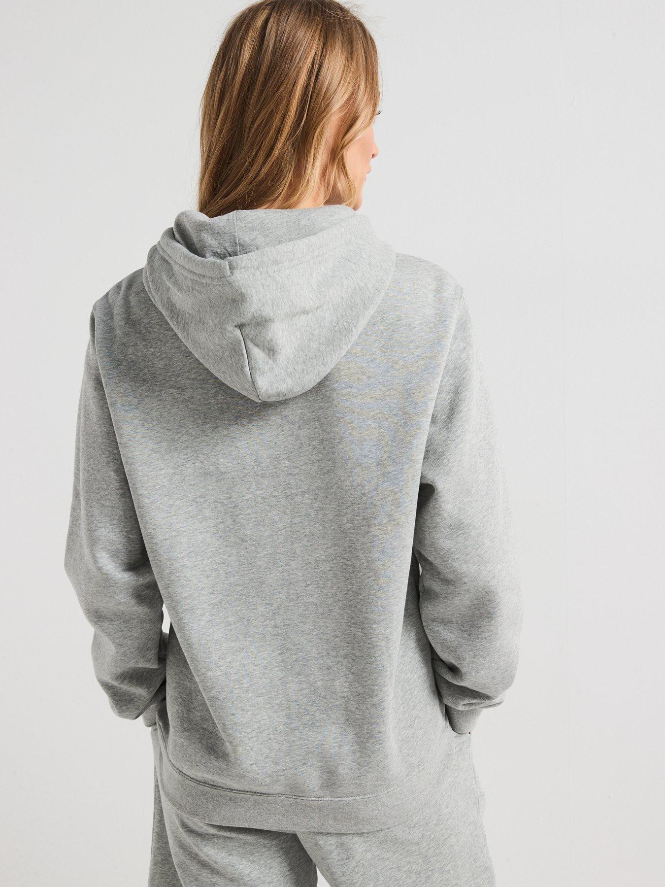 Image 2 of 6 of Converse Womens Standard Fit Core Chuck Patch Hoodie - Grey