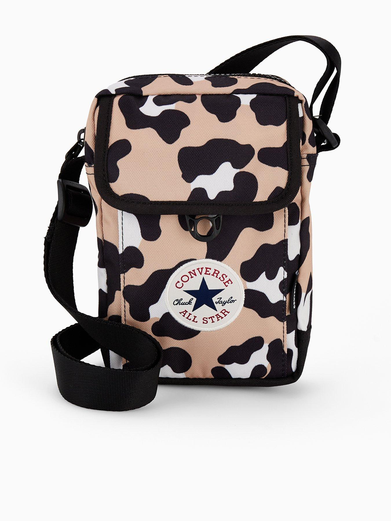 Image of Converse Womens Leopard All Over Print Crossbody 2 Bag - Leopard